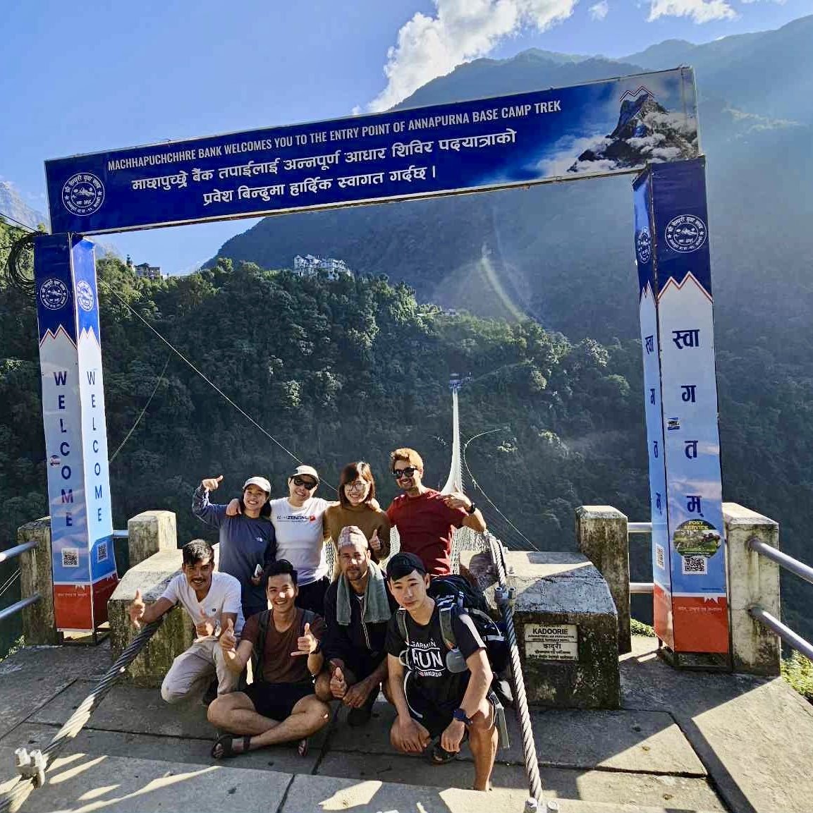 Hiking to Annapurna Base Camp Nepal