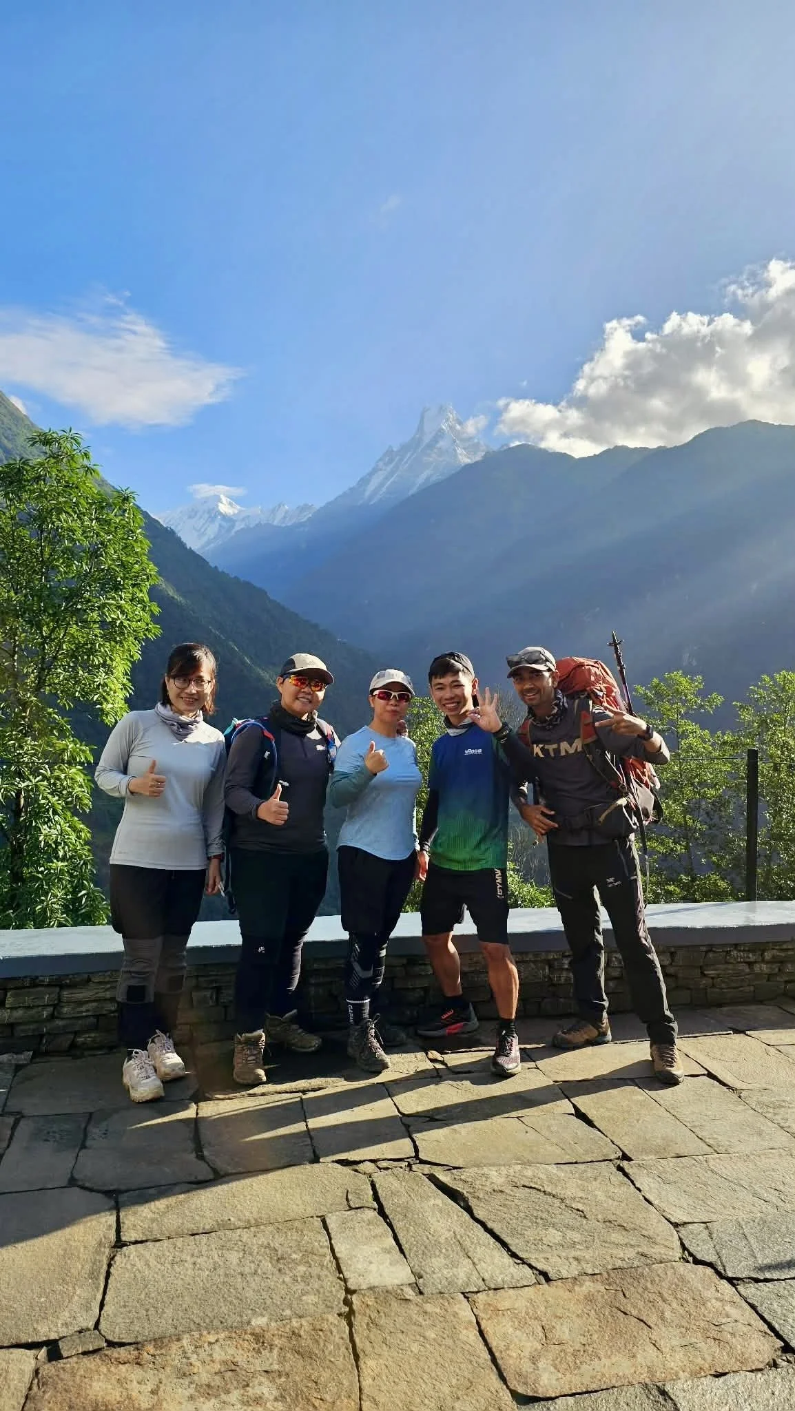 Chhomrong, Machhapuchhre - Fishtail - in background