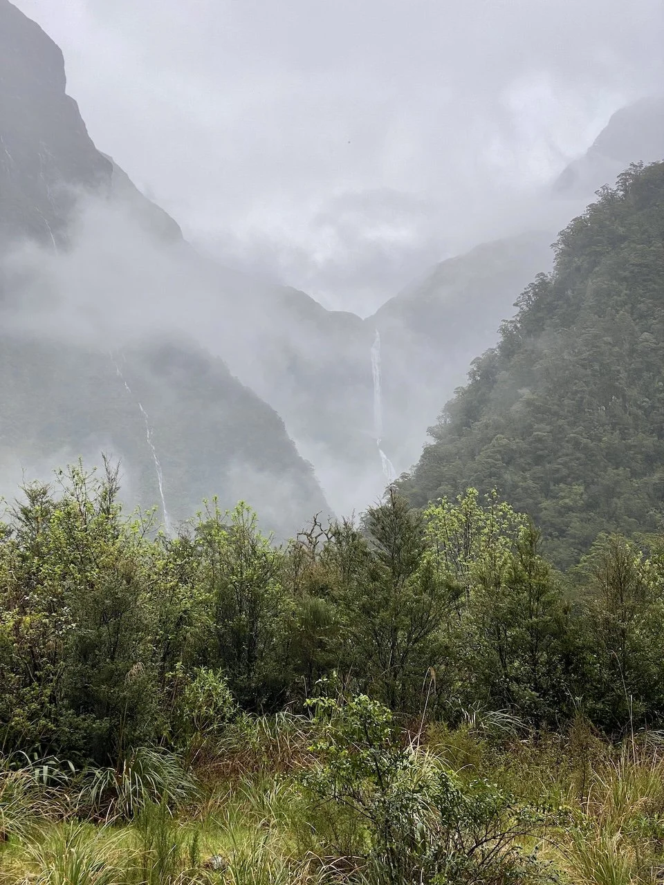 Sutherland Falls, Milford Track, Fiordland National Park, New Zealand Great Walks