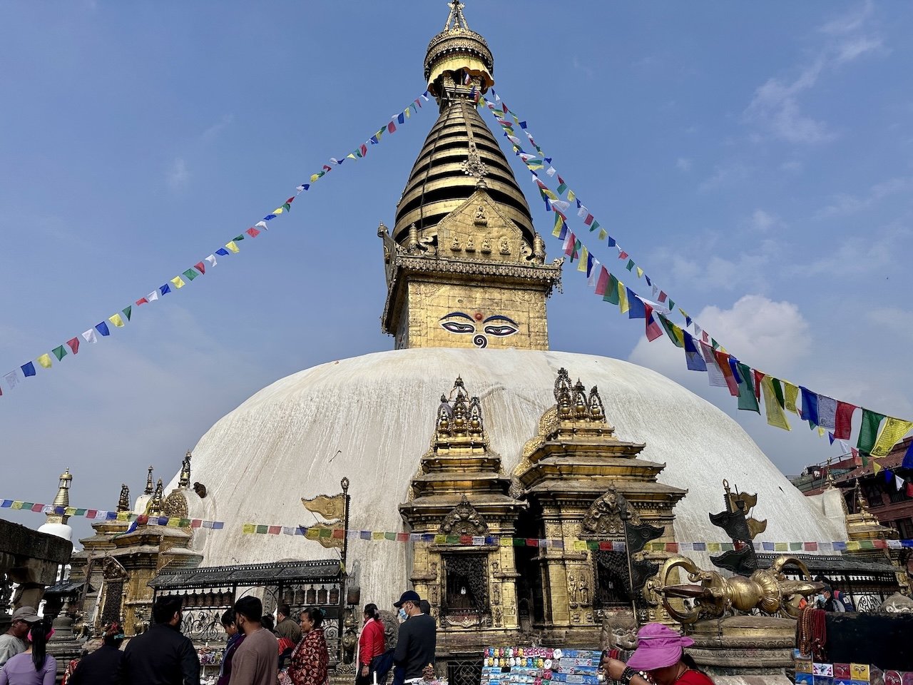 Swayambhunath, the Monkey Temple.