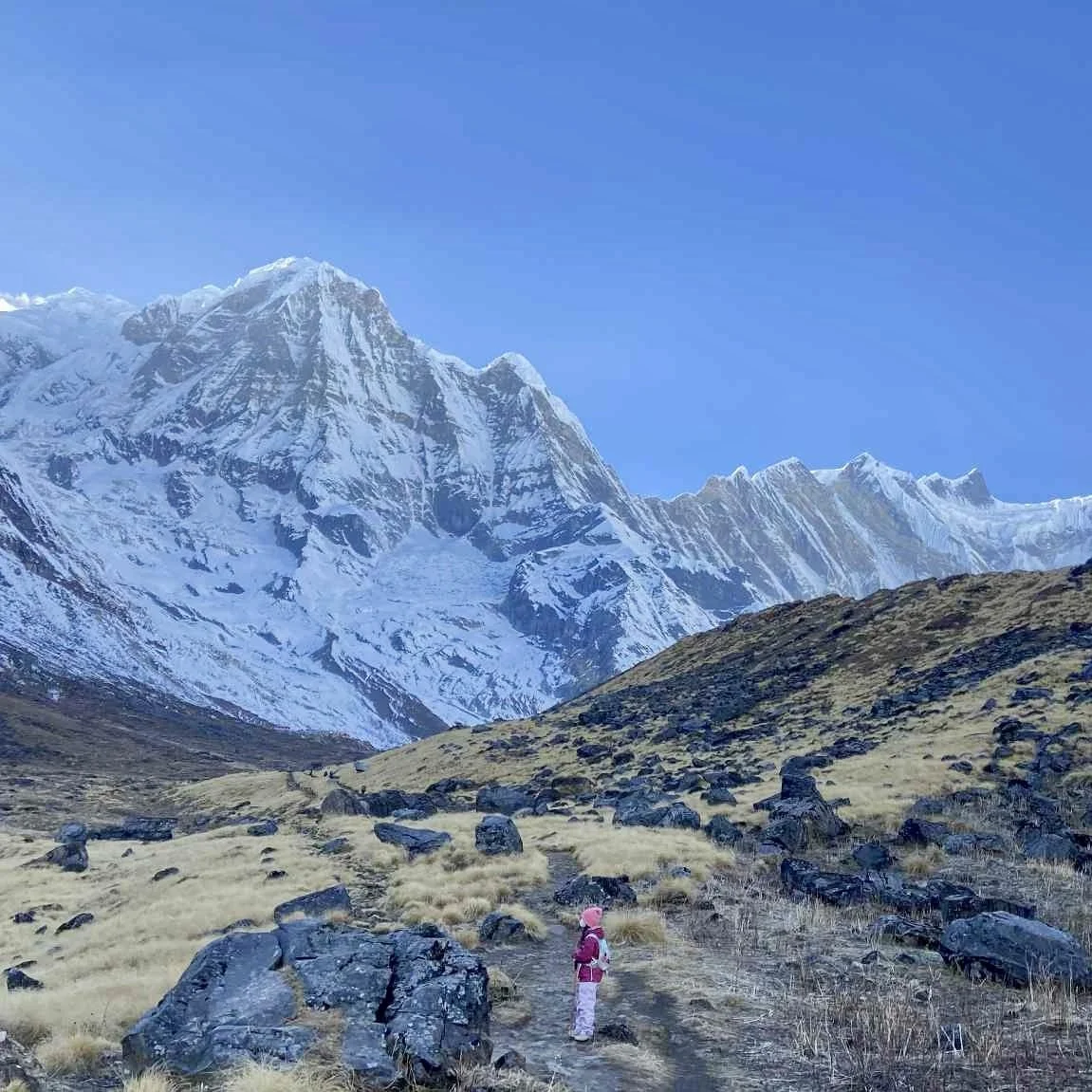 Mount Annapurna from the ABC trail