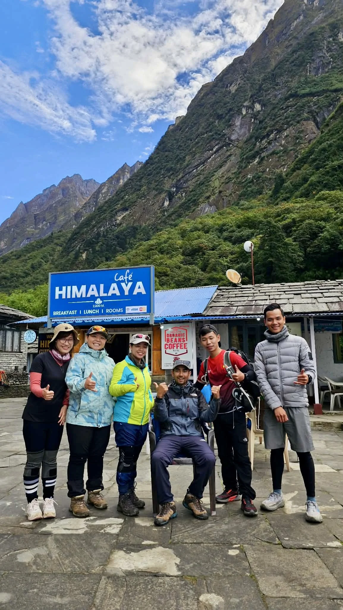 Cafe Himalaya on the Annapurna Base Camp Trek