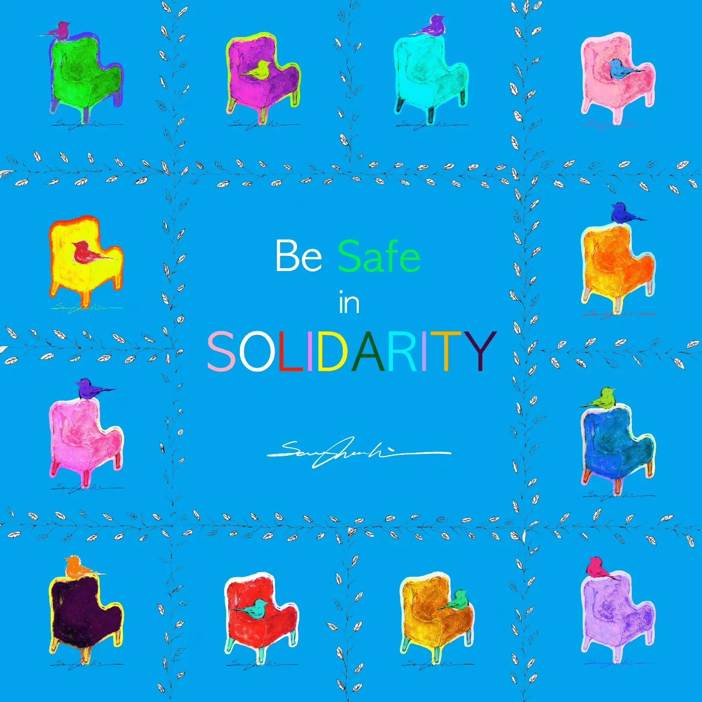 You are not alone 
❤️🧡💛💚🩵💙💜

서로 다른 사람들속에서 안전하고 평화롭게 살아가길... 

#사랑 #이달의아트 #artgallery #peace #love