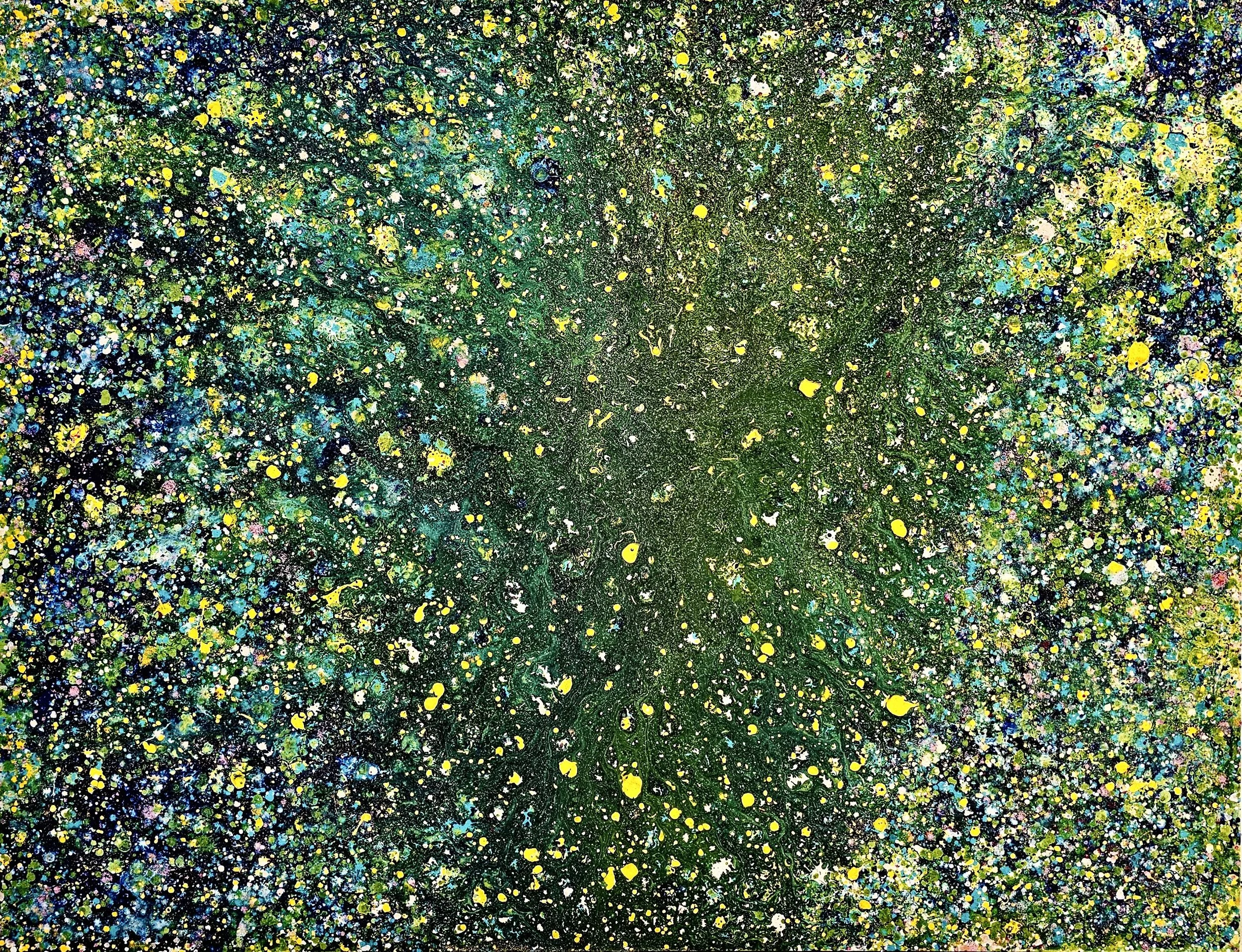 KIM SUNG HEE, A Step Above - Planet Earth (푸른별), 2025, Acrylic on Canvas, 112x146cm.jpg