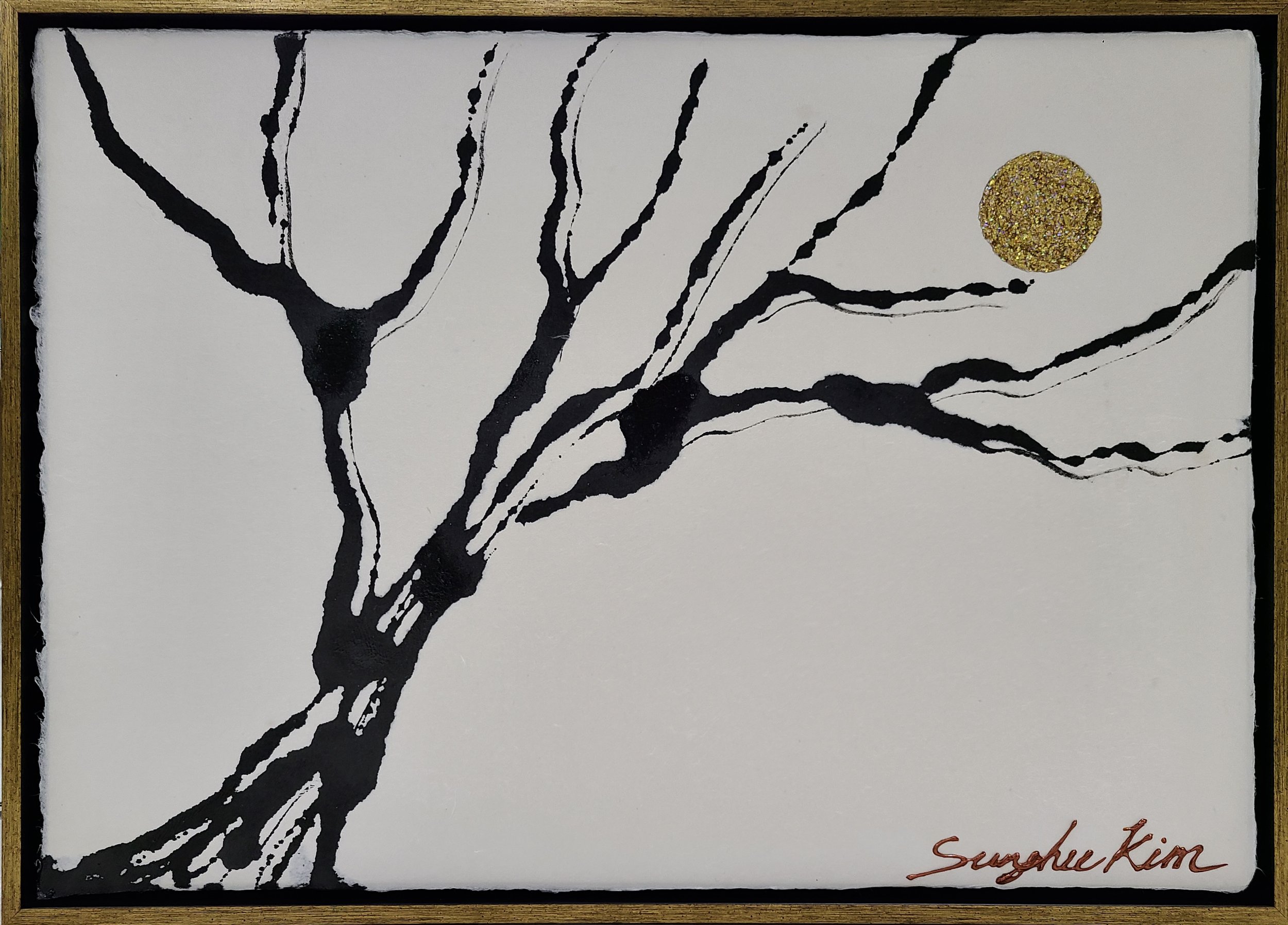 SUNG HEE KIM-'Moonlight Sonatna 2'-45x62.5cm-Mixed Media on Hanji-2022-$1200.jpg