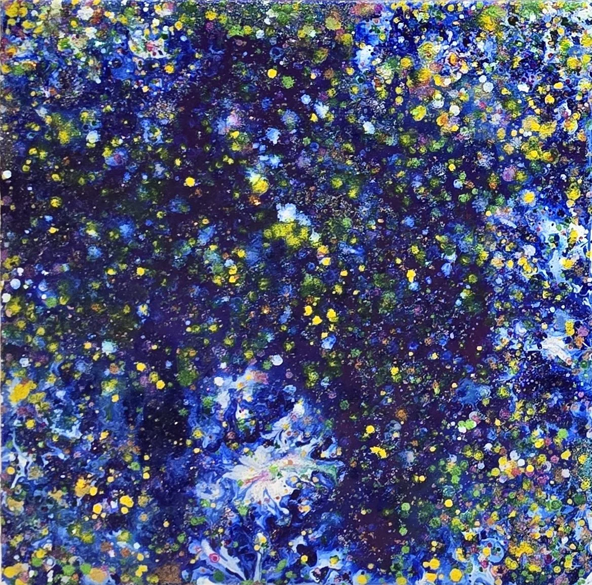 KIM SUNG HEE, A Step Above - The Life 1 (생명 1), 2025, Acrylic on Canvas, 32x32cm.jpg