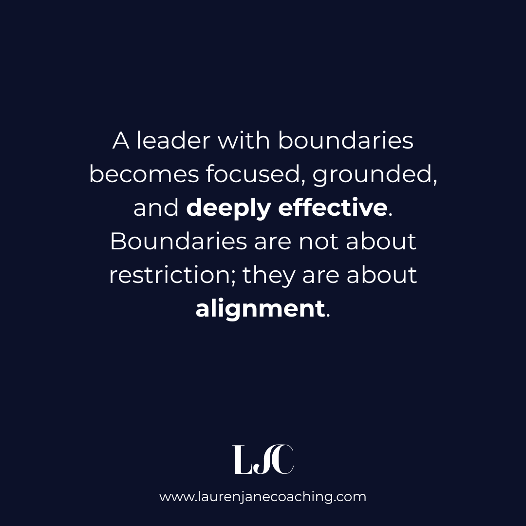 Boundaries: The Framework That Protects Your Energy, Focus, and Leadership Integrity