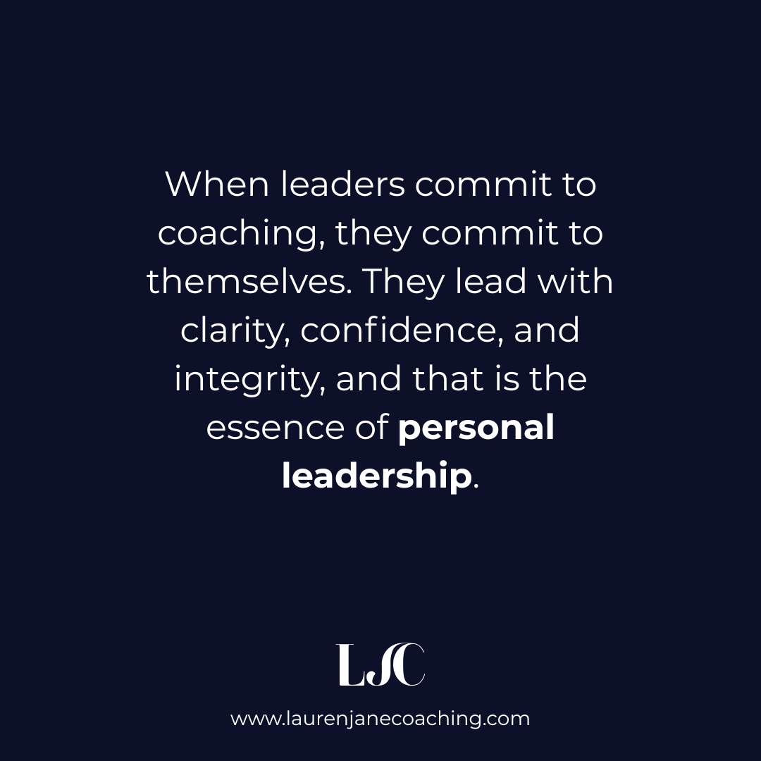 Why Coaching Strengthens Personal Leadership