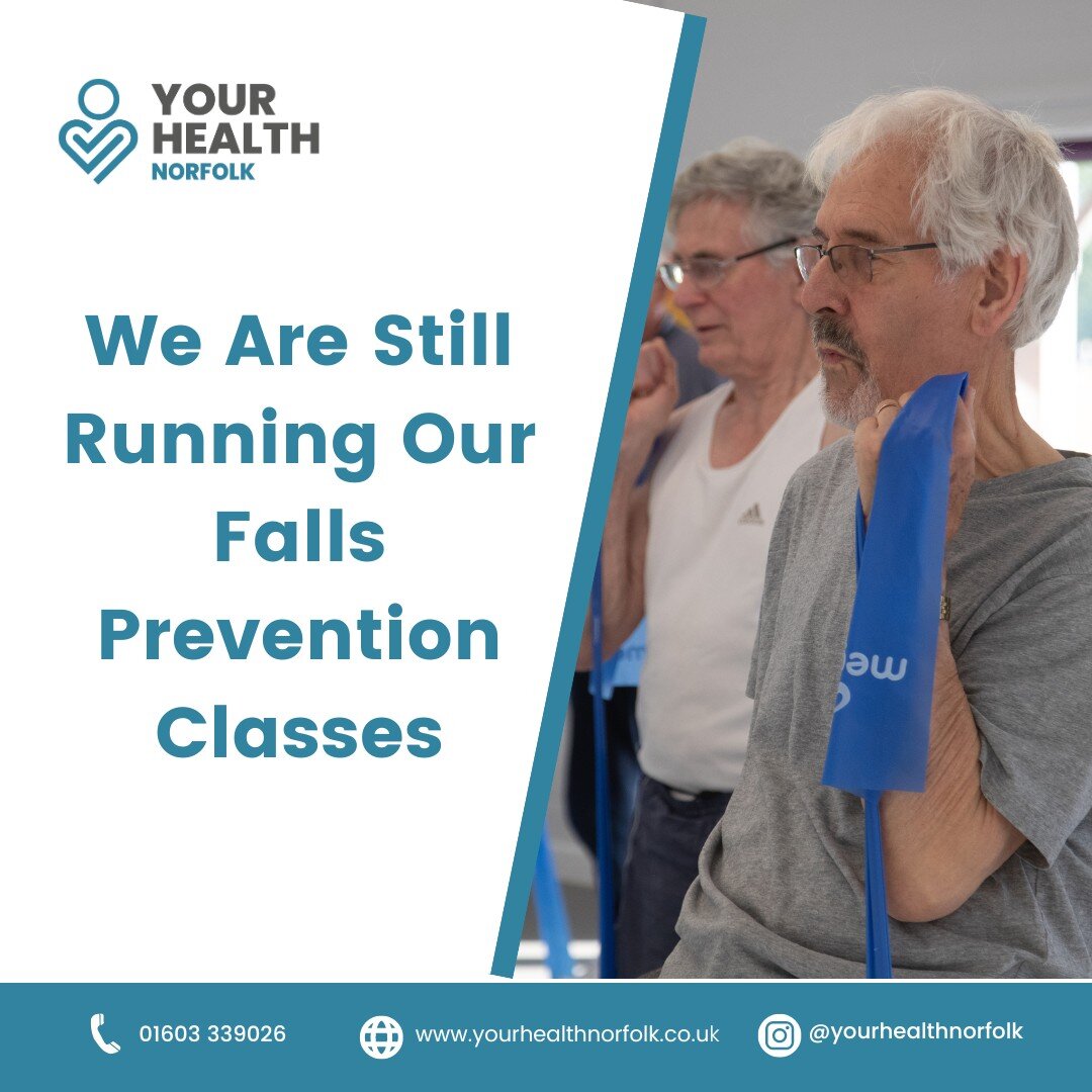 We are still running our Falls Prevention classes across Norfolk, check out our map on our website and find the nearest class near you, if you would like further help with this or you would like to join a class, then submit your details at the bottom