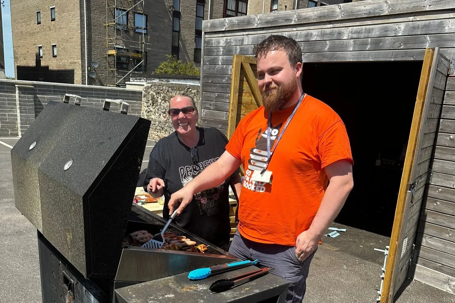 Image of Cintre hosting a bbq.