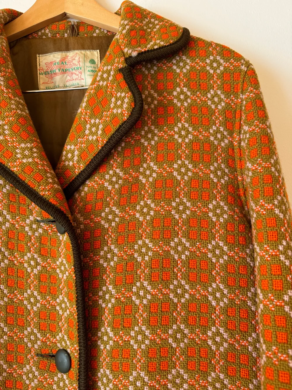 Welsh wool coat — Friday Vintage Club