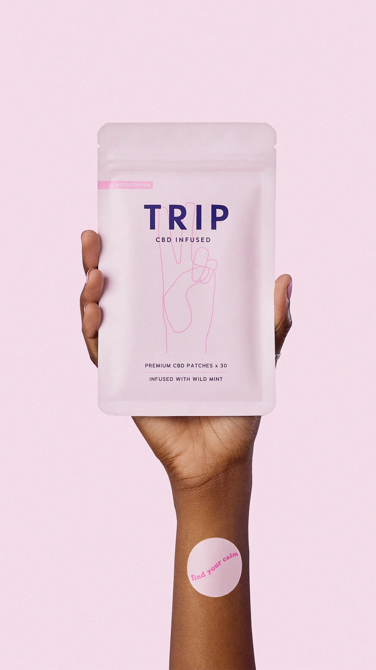 TRIP - Calm Patch - Product - Retouching
