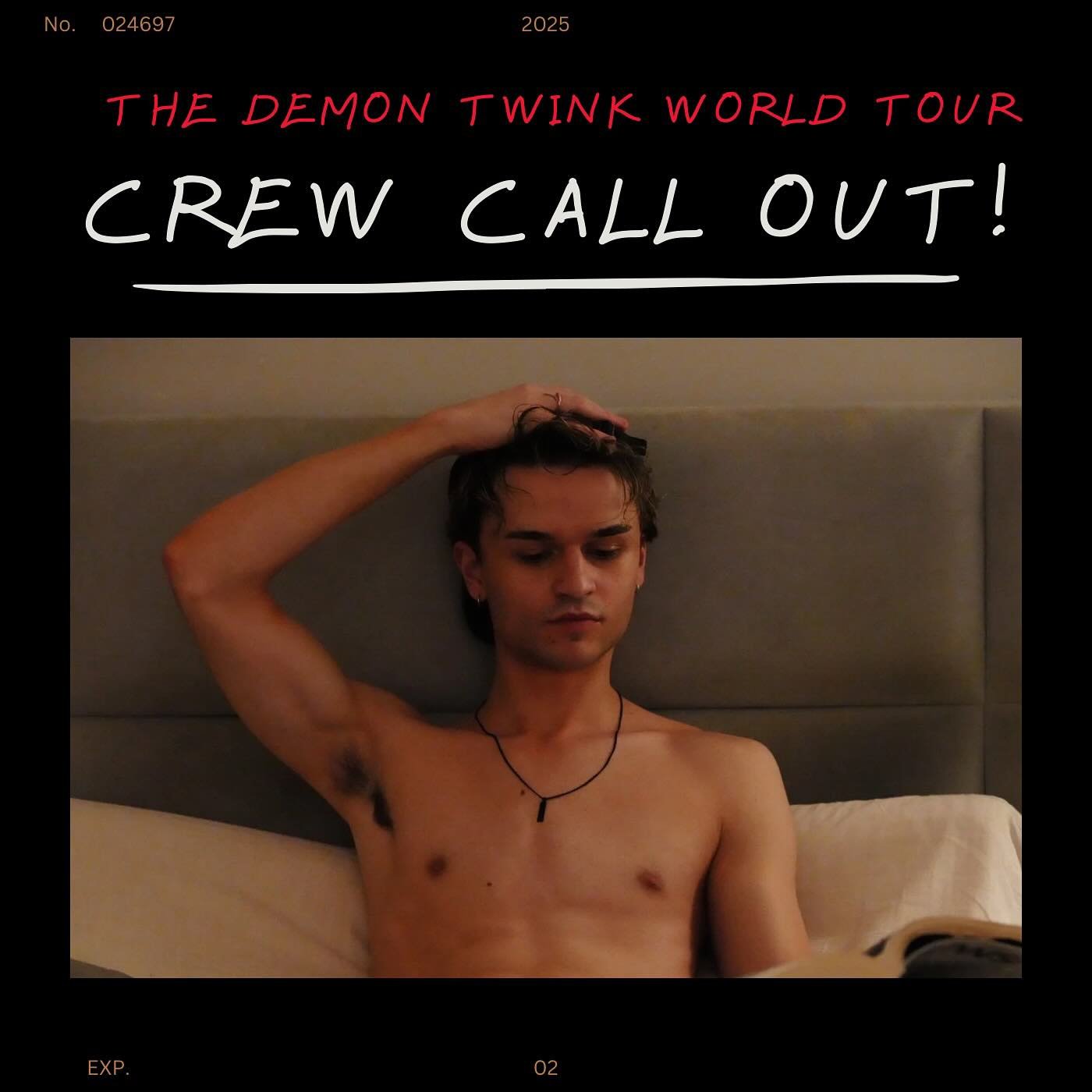 The team at @glassroomcompany are on the lookout for our WORLD TOUR CREW!
 
Click the link in our bio to access production information. Please submit your application via the Google Form only.
 
**Applications close Friday 31st October at 11:59pm**
 