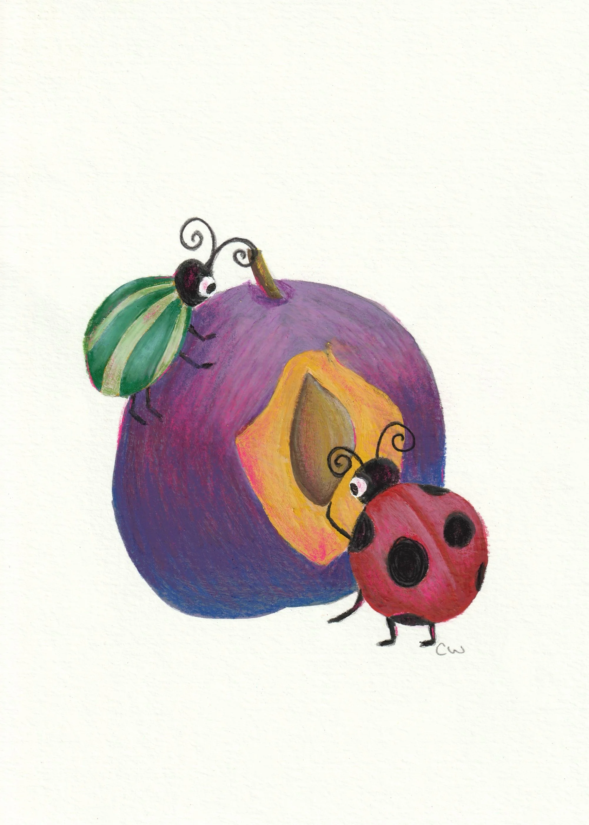 Peachtober 26 Original- Day 6: Plum