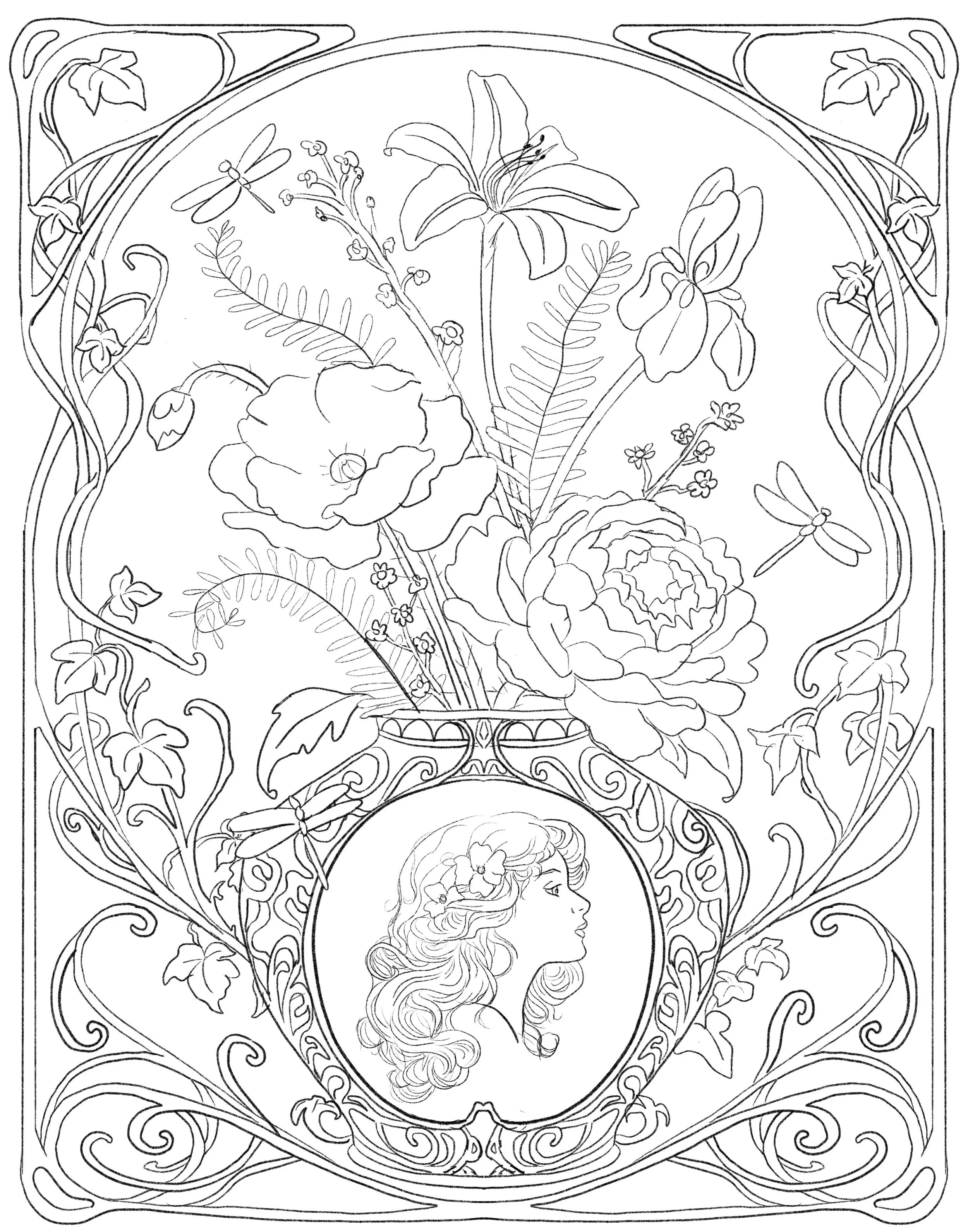 Custom  Art Nouveau for Dimitri