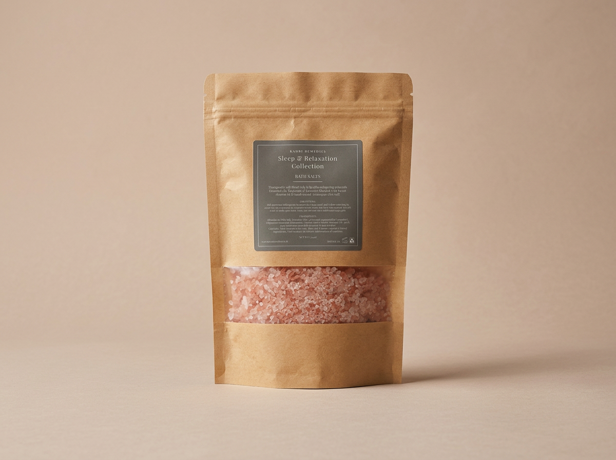 Sleep & Relaxation: Marjoram & Lavender Himalayan Pink Bath Salt