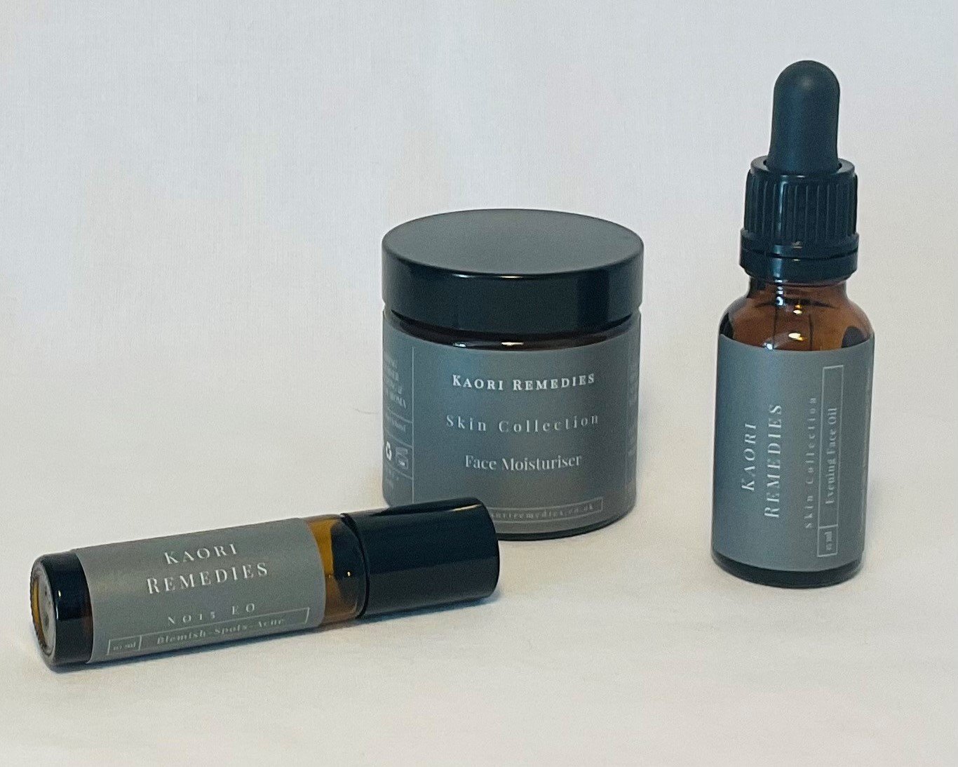 Kaori Remedies Essential Oils Skin Collection Product Photography