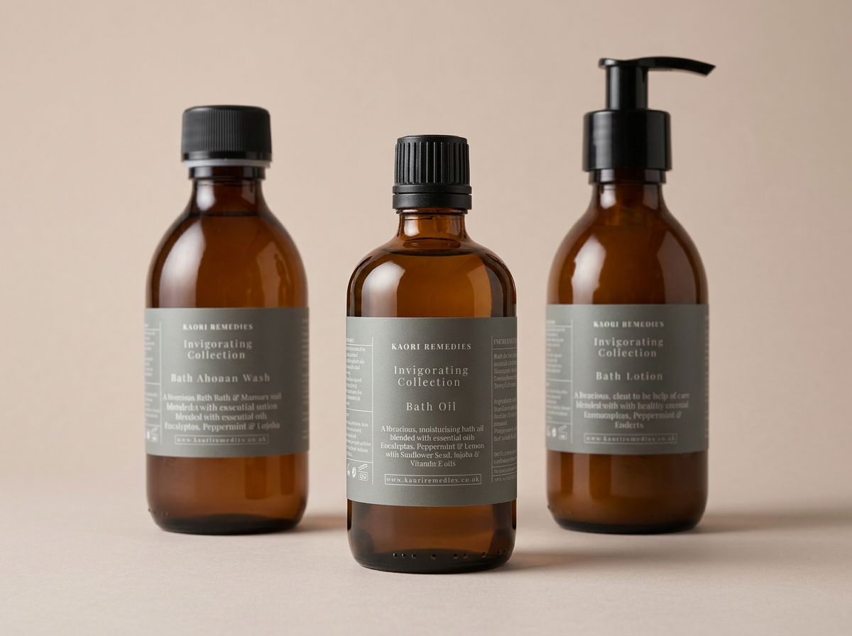 Invigorating: Eucalyptus, Peppermint & Lemon Bath Oil
