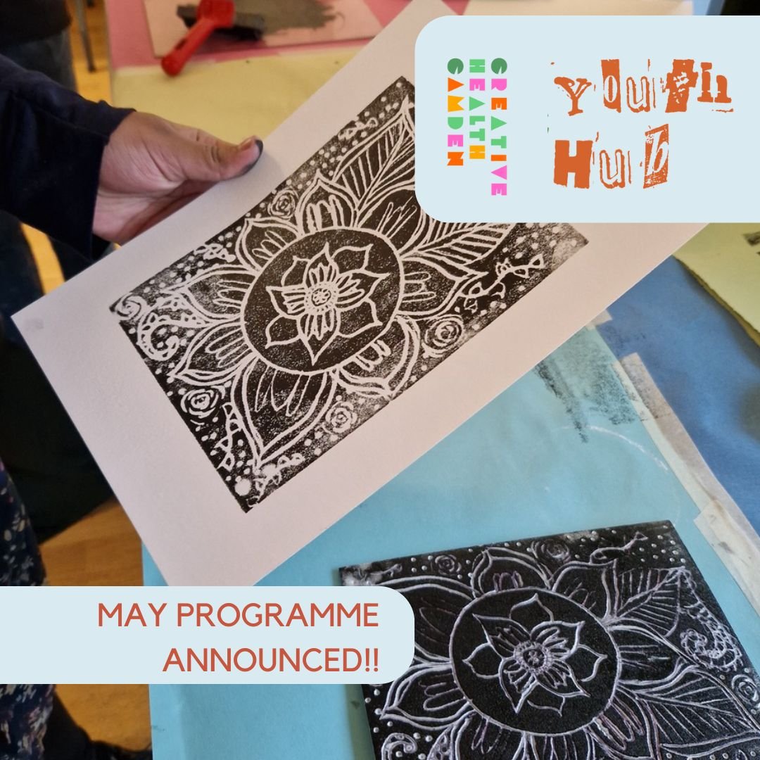 The May programme for our CHC Youth Hub has been announced. We are so excited to see what the group gets up to. 

If you are a (or if you know a) Camden resident between the ages of 14-18, who would like to get involved in this please email the proje