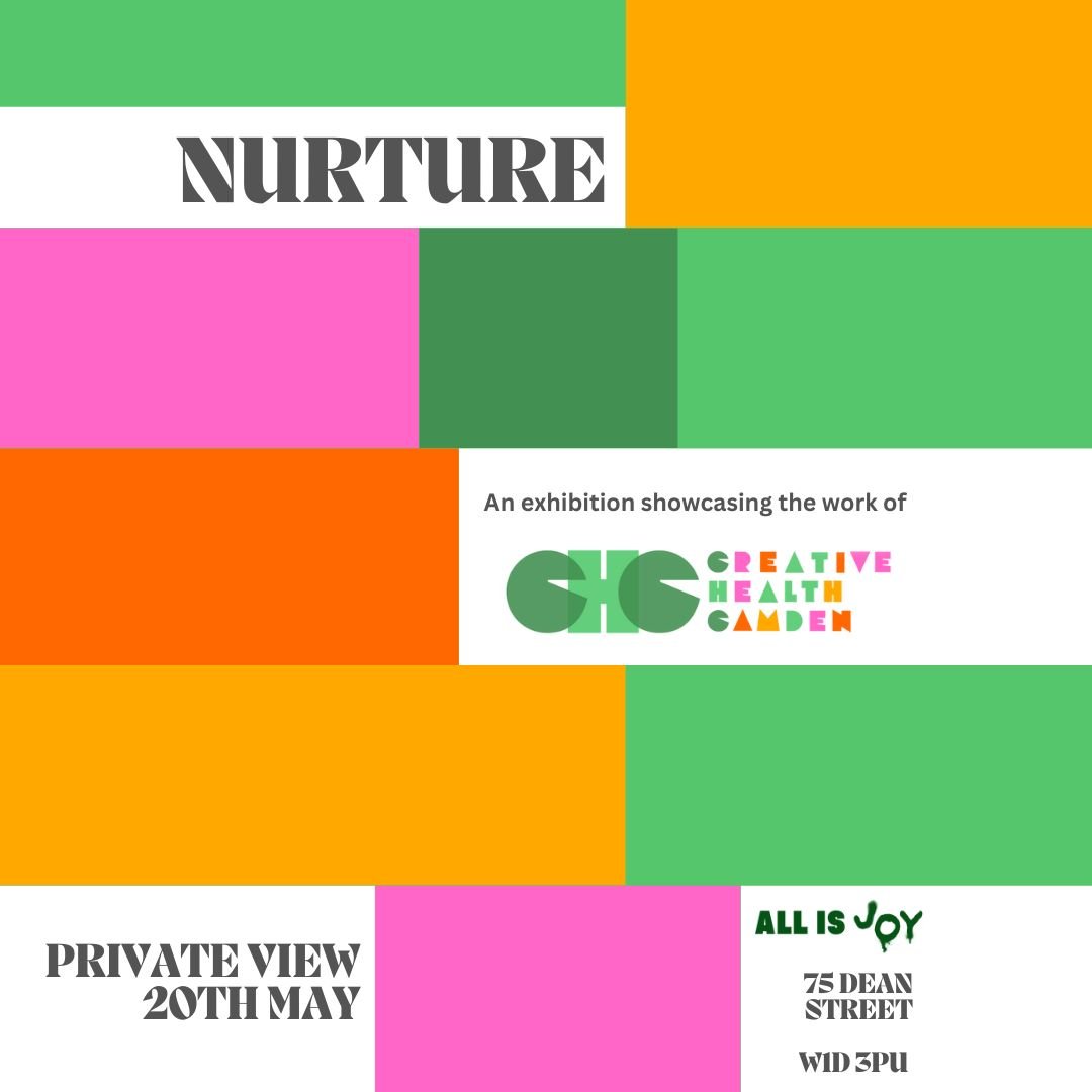 There are only 12 days until our Nurture exhibition opens! We CANNOT wait, all the art work has started to gather in our office and we are buzzing to install it at 75 Dean Street. This is truly a once in a lifetime event for us, we've never curated a