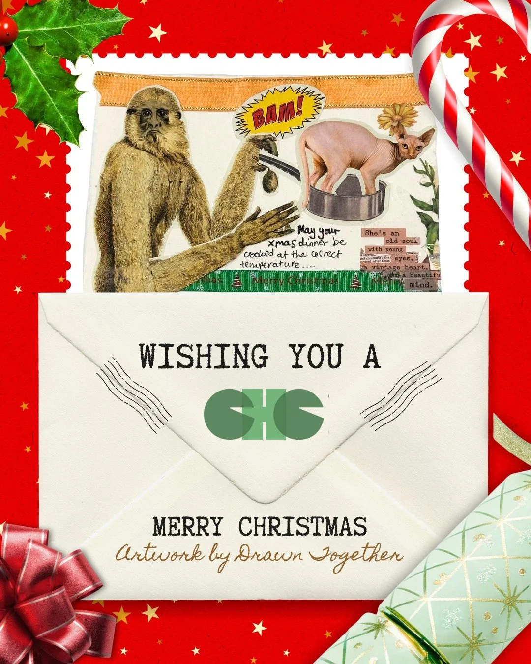 Christmas is around the corner, and we are gearing up to a cosy, bundled up Christmas 🎄

In preparation for the festive period, our Drawn Together artists have prepared hand-made Christmas cards that are bound to bring creative cheer. 

These card d