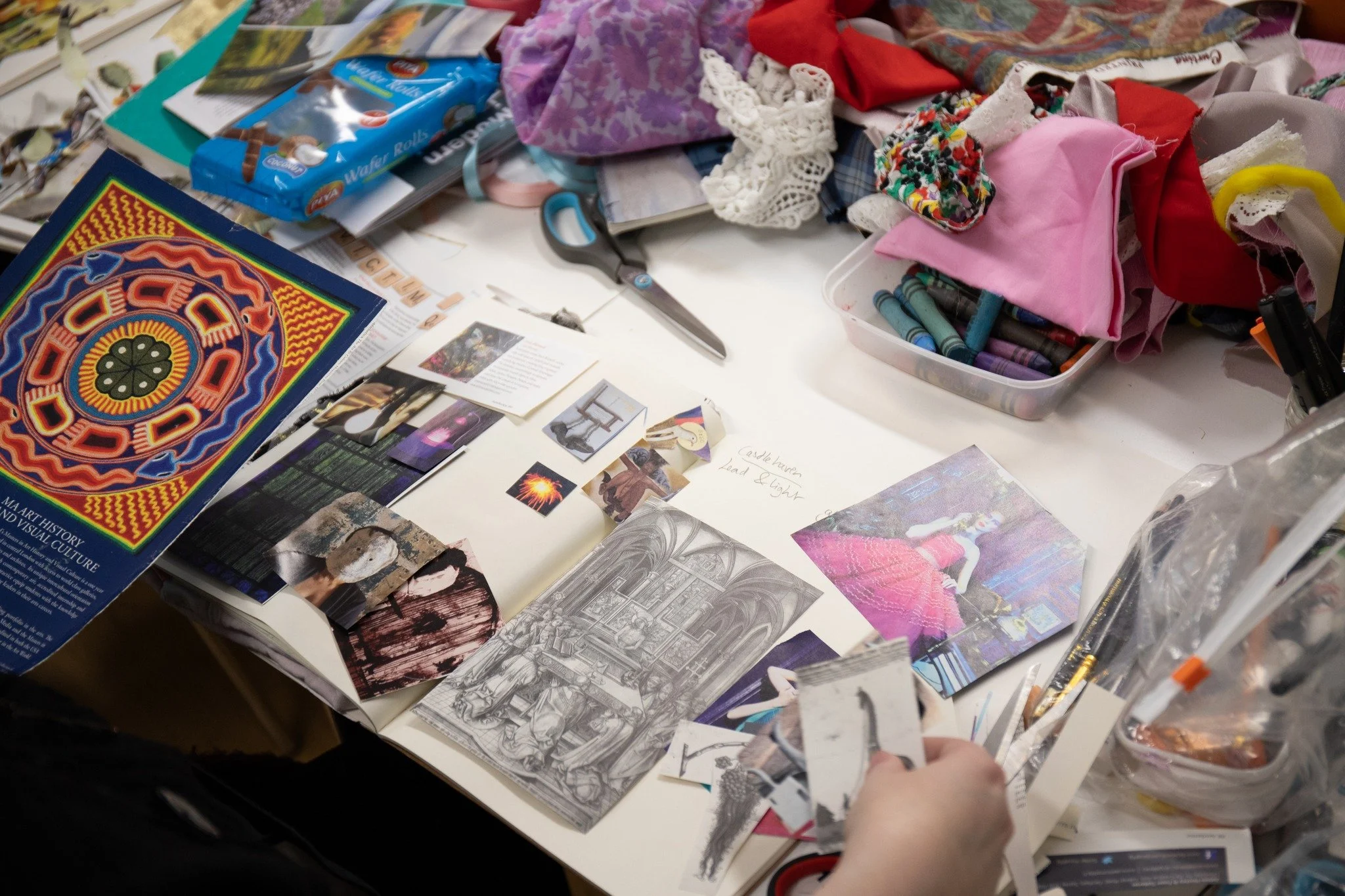 Guess who's back and ready for a creative start to 2026? It's Drawn Together 🎉 

We are thrilled to be back. Initiating our first workshop session in 2026, Drawn Together explores creative solutions through collage-making and moodboards, asking them