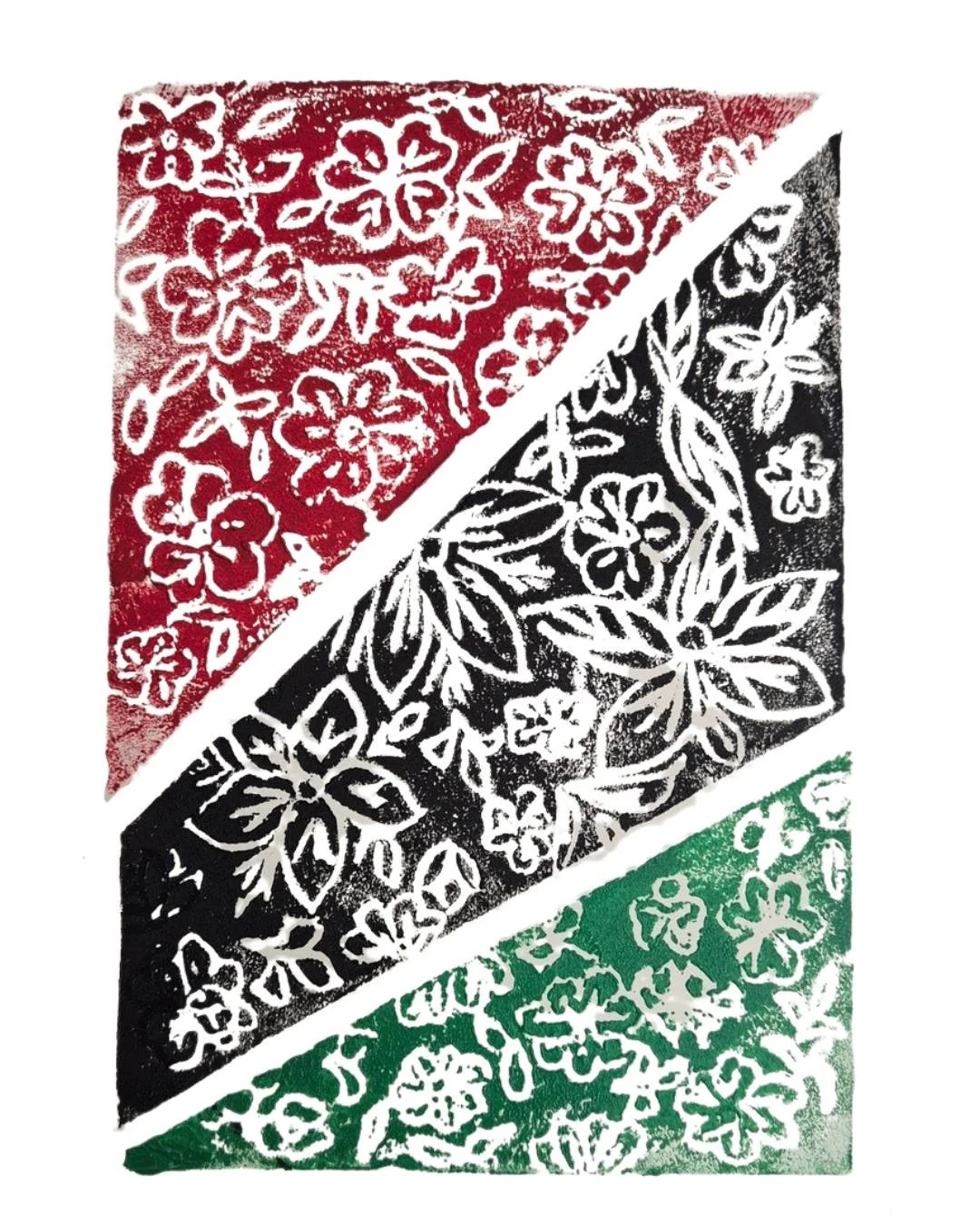 Social Shapla is back - and bringing the print-making power into Kentish Town Health Centre 🌸

These prints allow us to look forward to spring and the return of green trees and blooming flowers - a great way to use creativity to deal with the Januar