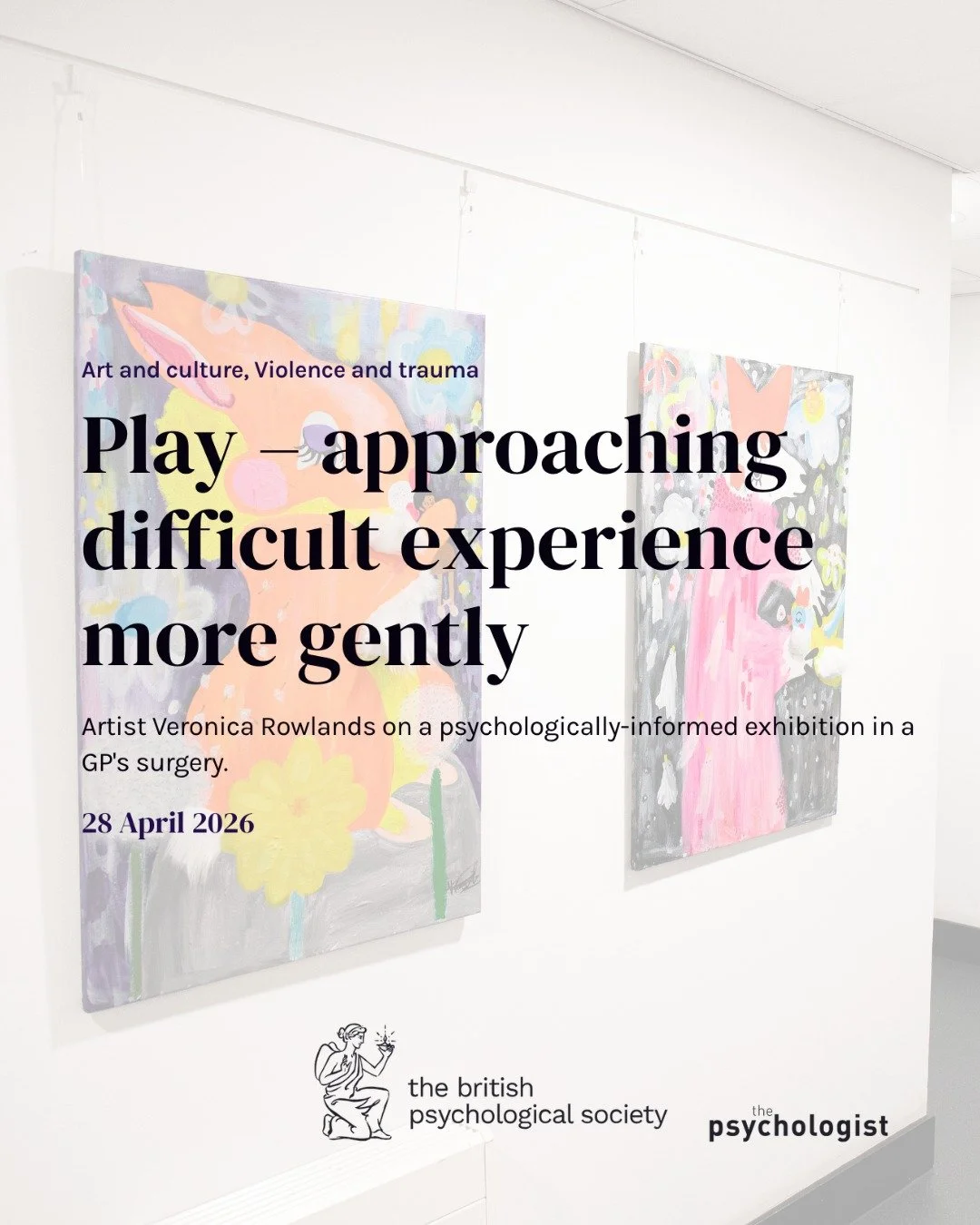 Our ongoing exhibition 'When I Let Her Out to Play: Expanding Memories' has been featured in The Psychologist by The British Psychological Society 🗞

Written by our exhibiting artist @veronica_rowlands_artist, the feature explores the shifts in her 