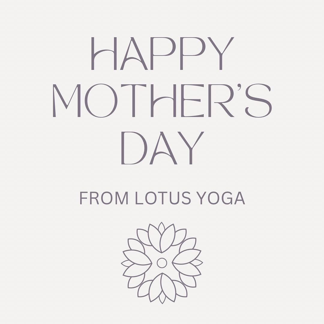 Happy Mother&rsquo;s Day to all the incredible moms out there! 🌸

Treat yourself to some well-deserved self-care today. Join us at Lotus Yoga for a rejuvenating yoga session and let us help you unwind and recharge. You deserve it!

#MothersDay #Self