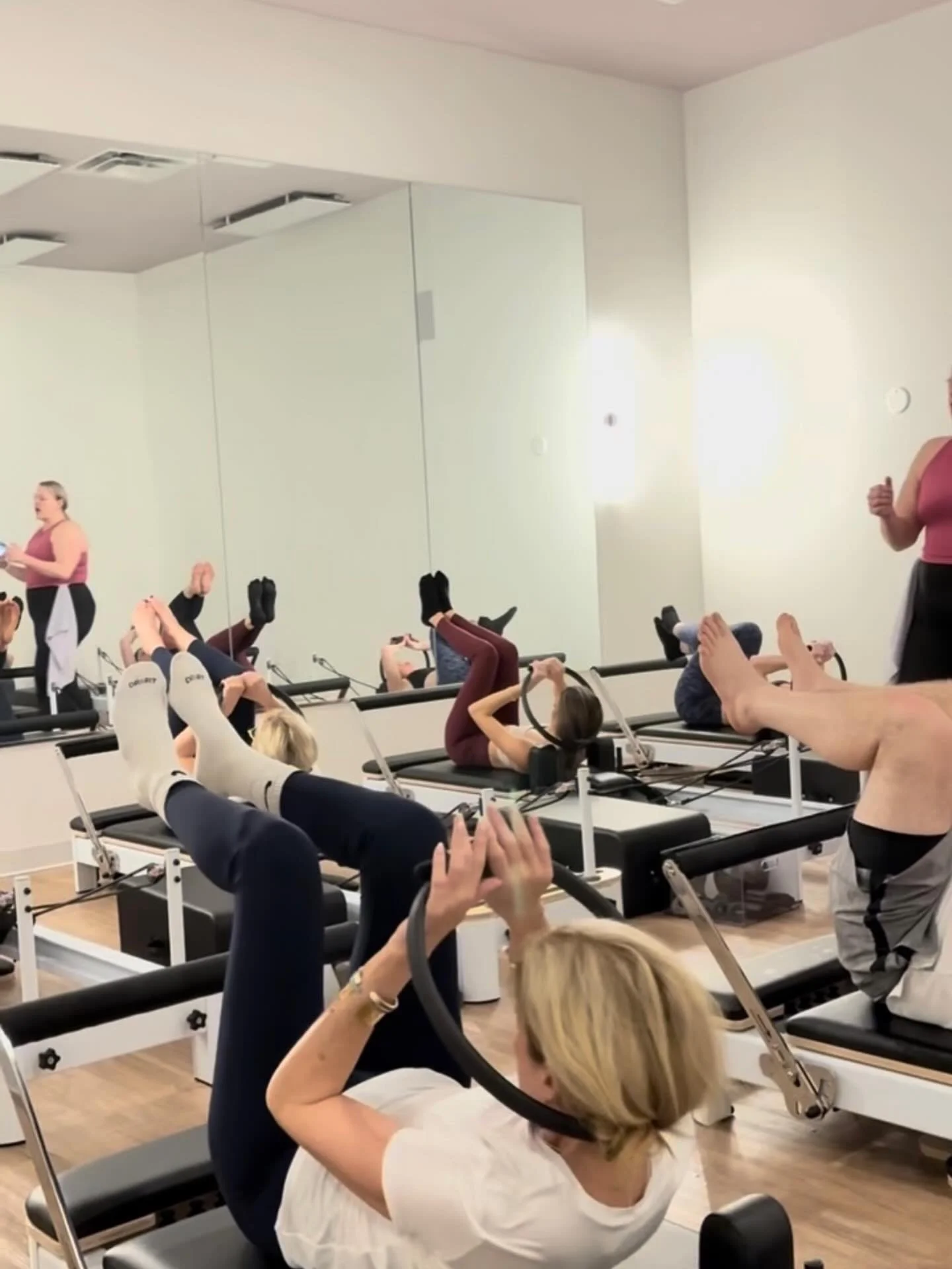 Cardio on the reformer, but make it low impact 

Jump Cardio Reformer Flow gets your heart pumping with dynamic jump board sequences that build strength, coordination, and endurance all while being gentle on the joints. Athletic, energizing, and seri