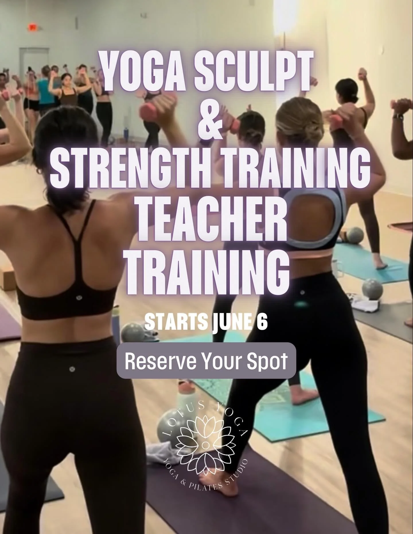 Big news 🔥

Yoga Sculpt &amp; Strength Training Teacher Training is officially here.

If you&rsquo;ve ever thought about teaching Sculpt, Hot Strength, or expanding your skills as an instructor this is your opportunity.

This hands-on training is de