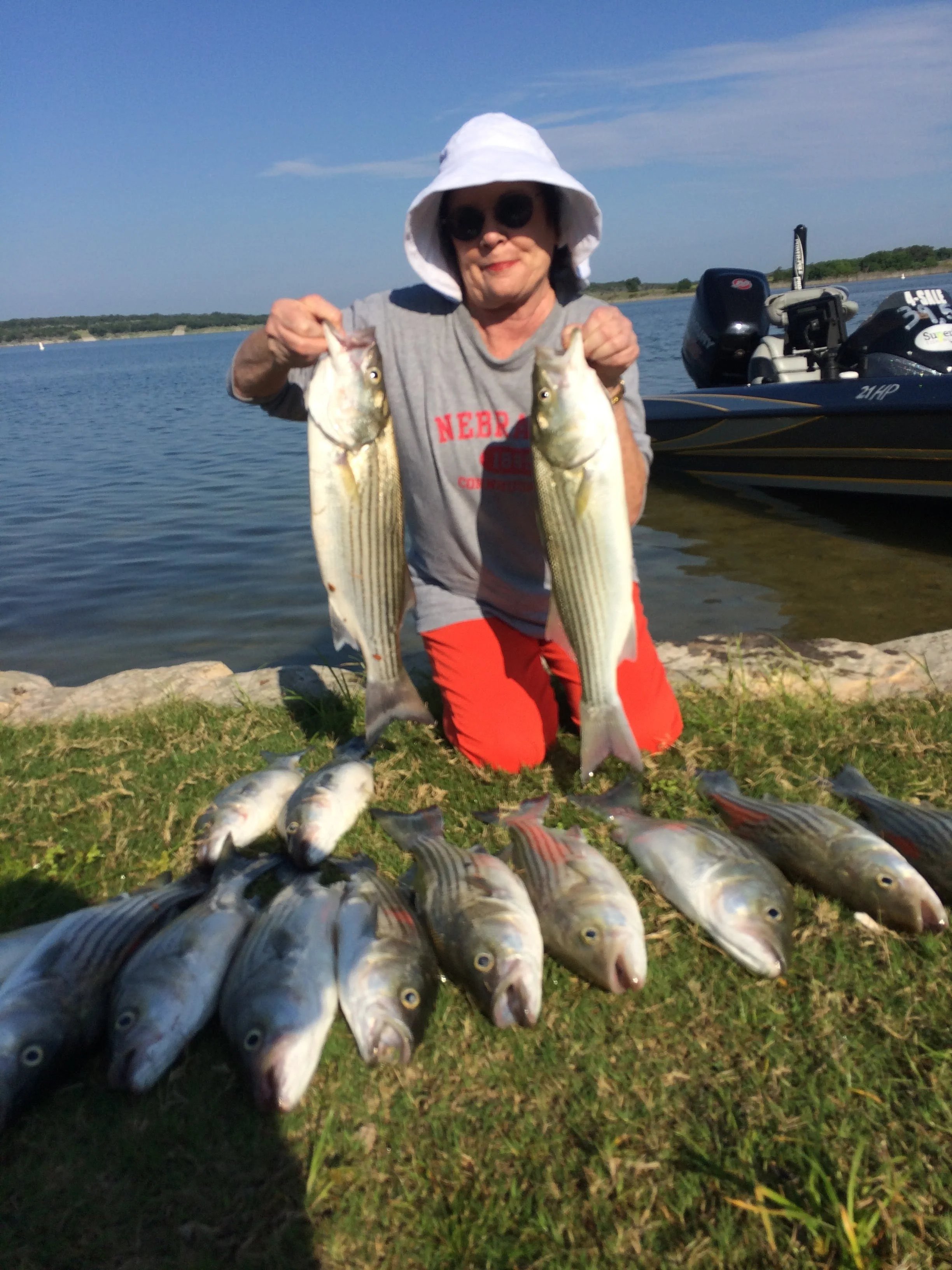 Guided Fishing with Charles Whited on Canyon Lake