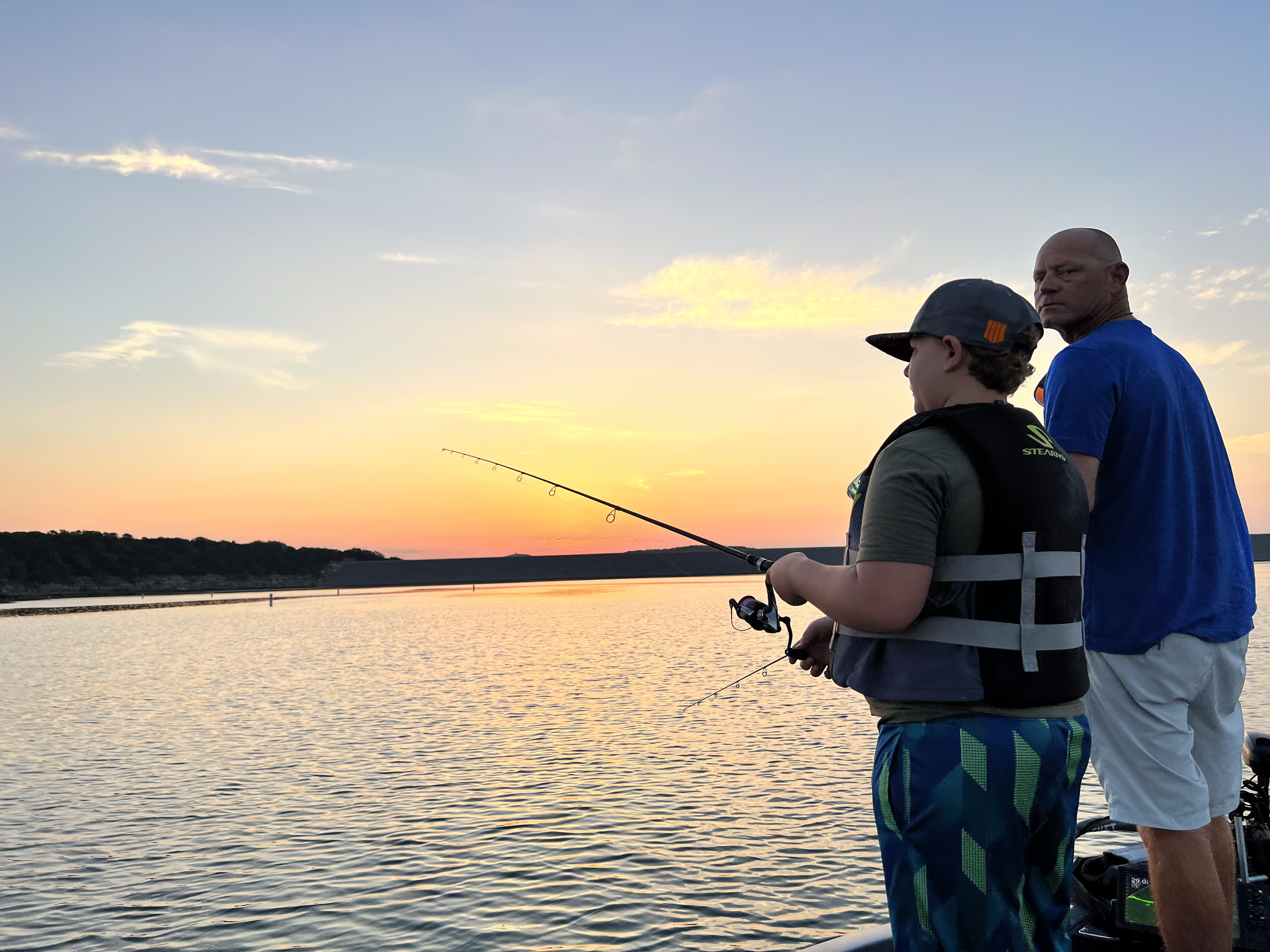 Guided Fishing with Charles Whited on Canyon Lake
