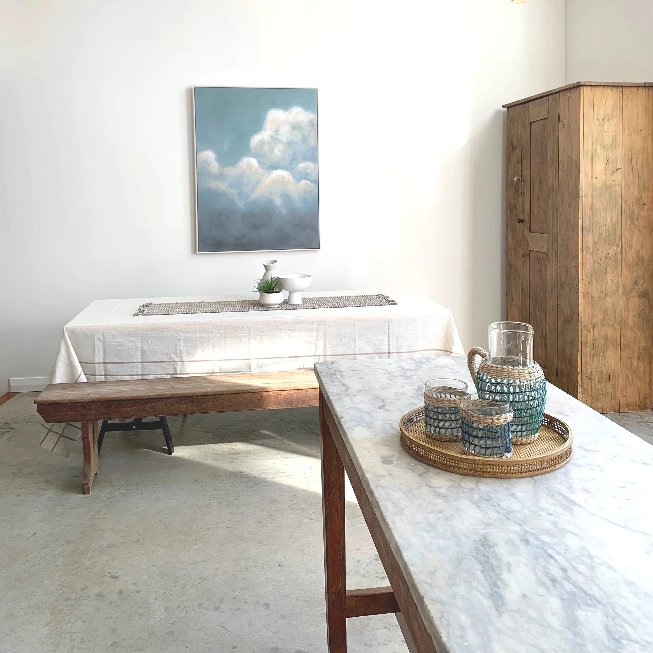 property staging rustic interior antiques country style