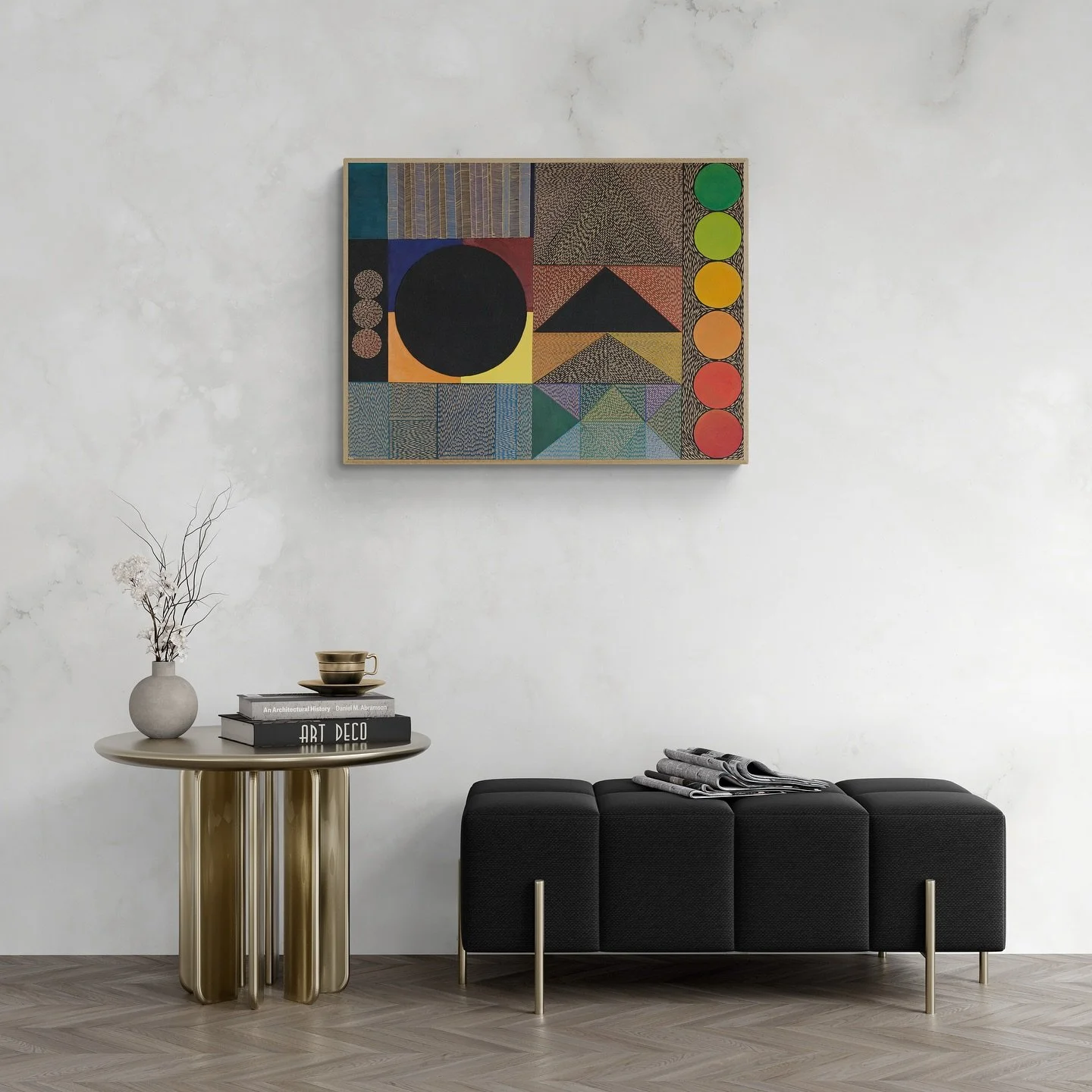 Inspired by the work of Indian modernist S.H. Raza, this piece explores colour, shape, and pattern as symbolic language. Ode to S.H Raza was carved by hand &mdash; echoing Raza&rsquo;s grids, bindus, and vibrant compositions, reinterpreted through my