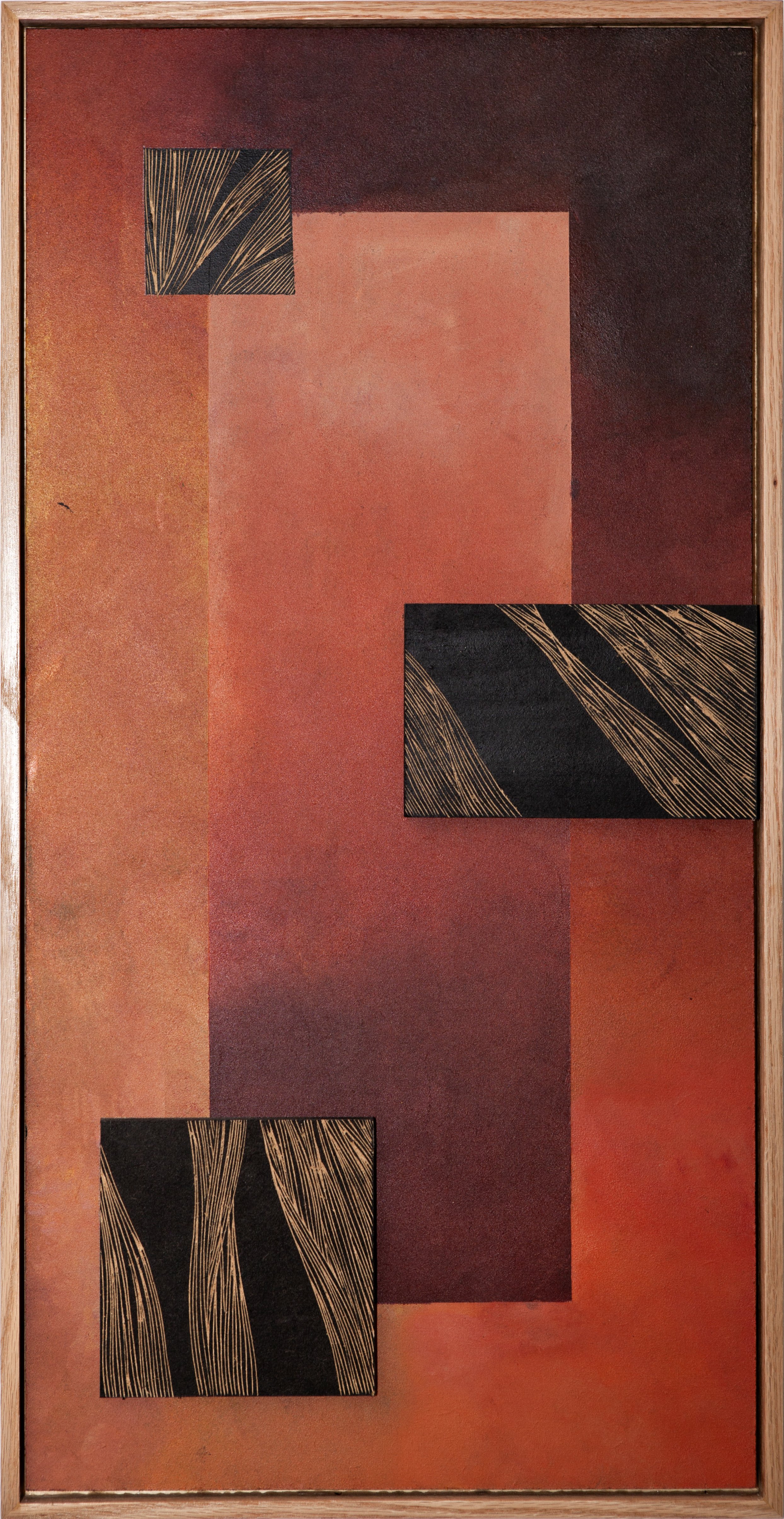 Lost in the hot sauce (2 pieces), July 2026. 
40 x 80cm without frame. 
Woodcut on layered MDF with Acrylic Paint. 1800 euros total