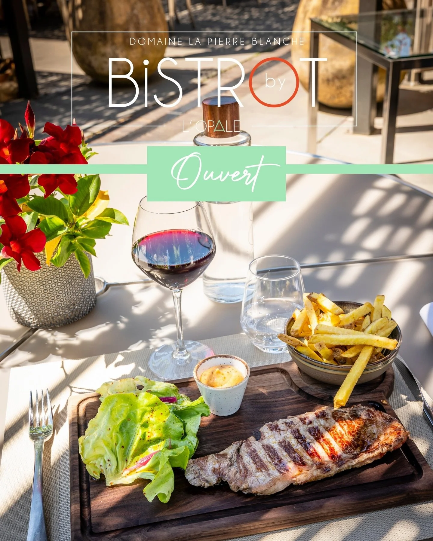 Retrouvez tous les midis du lundi au vendredi le Bistrot By L&rsquo;Opale restaurant ! 🍽️
Le bistrot vous propose une carte de saison, avec des produits frais et de saison, mais aussi une suggestion du jour ! ☀

Retrouvez la carte directement sur pl