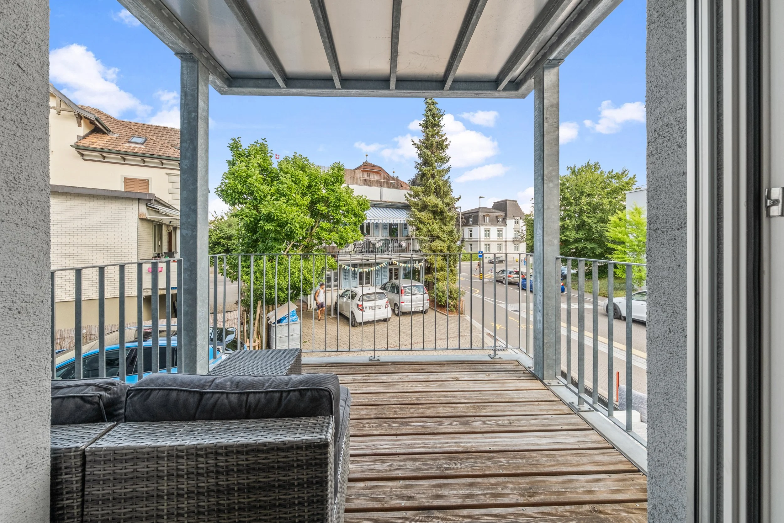 Balkon im EG