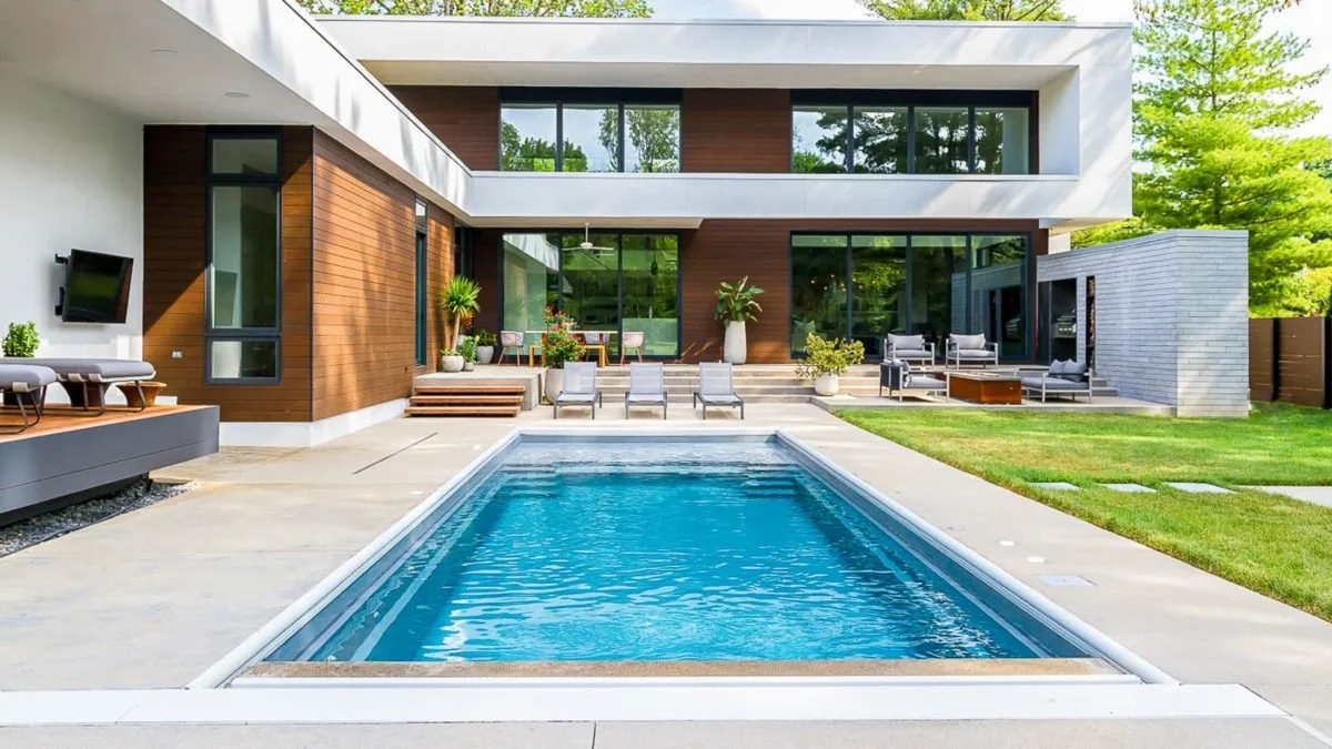 Fiberglass pool
