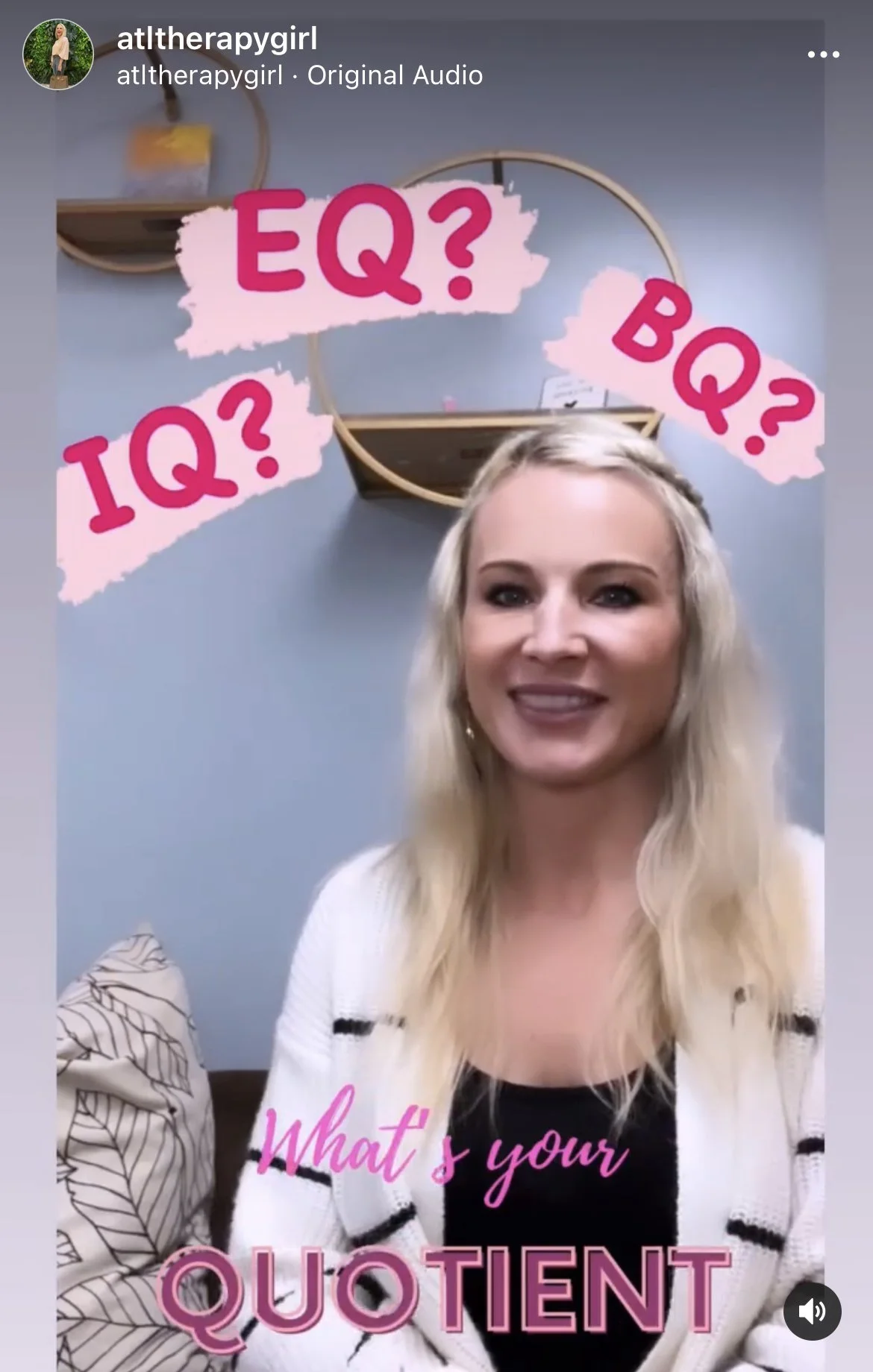 IQ, EQ, or BQ...Oh My!