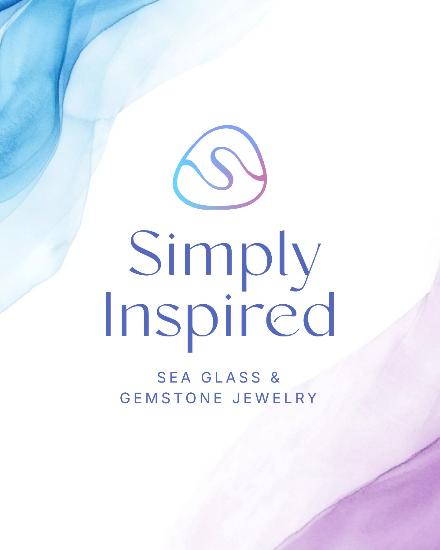 ✨ I'm sooo excited to share a refreshed brand identity I've been working on for @simply_inspired_jewelry!

💎 Simply Inspired offers small batch crafted gemstone jewelry and a unique sea glass and charm bar experience. 

💎 We set out to differentiat