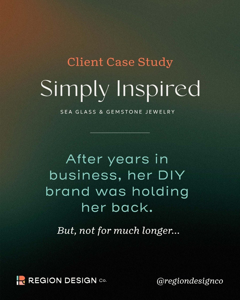 We&rsquo;ve all been there, including myself. ✋

I loved designing Simply Inspired&rsquo;s brand. The challenges she faced were ones I&rsquo;ve seen many business owners go through, which made the project feel especially personal and rewarding.

You&