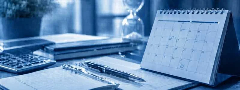 Tax year planning calendar and financial documents representing 2026/27 tax changes from Birmingham accountants