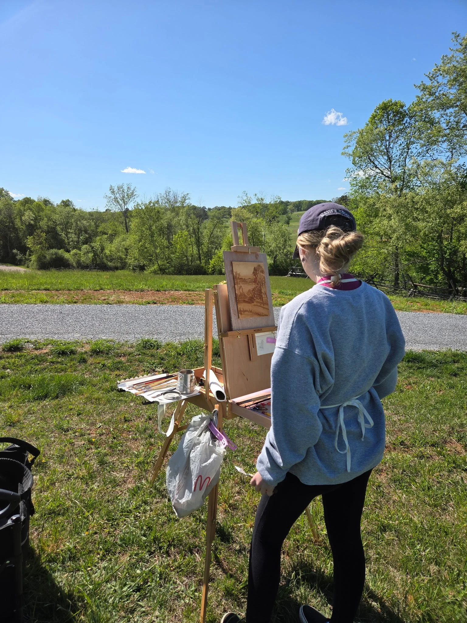Painting Wherever the Wind Takes Me (Literally)