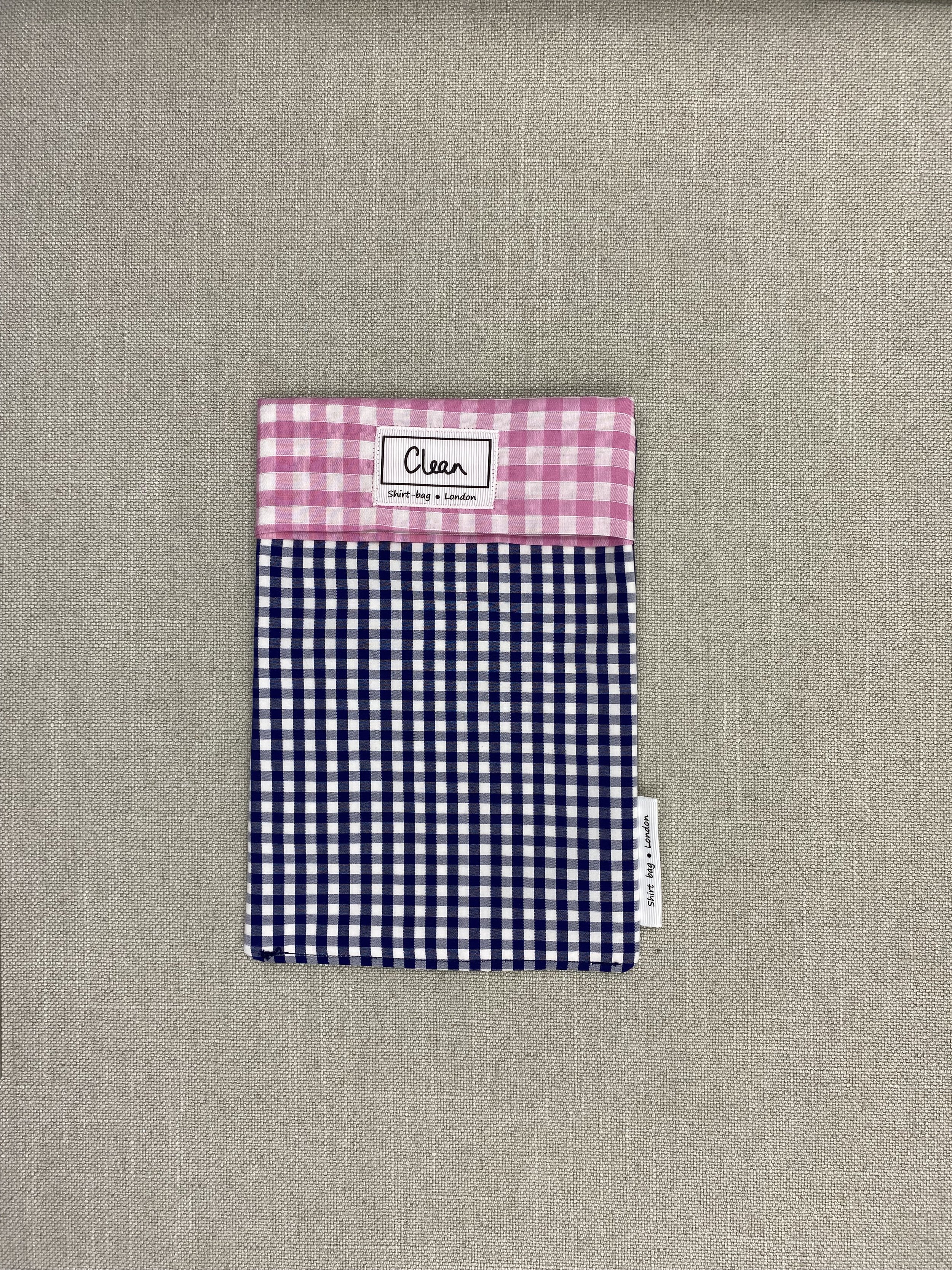 Navy & white check with pink check top - small.jpeg