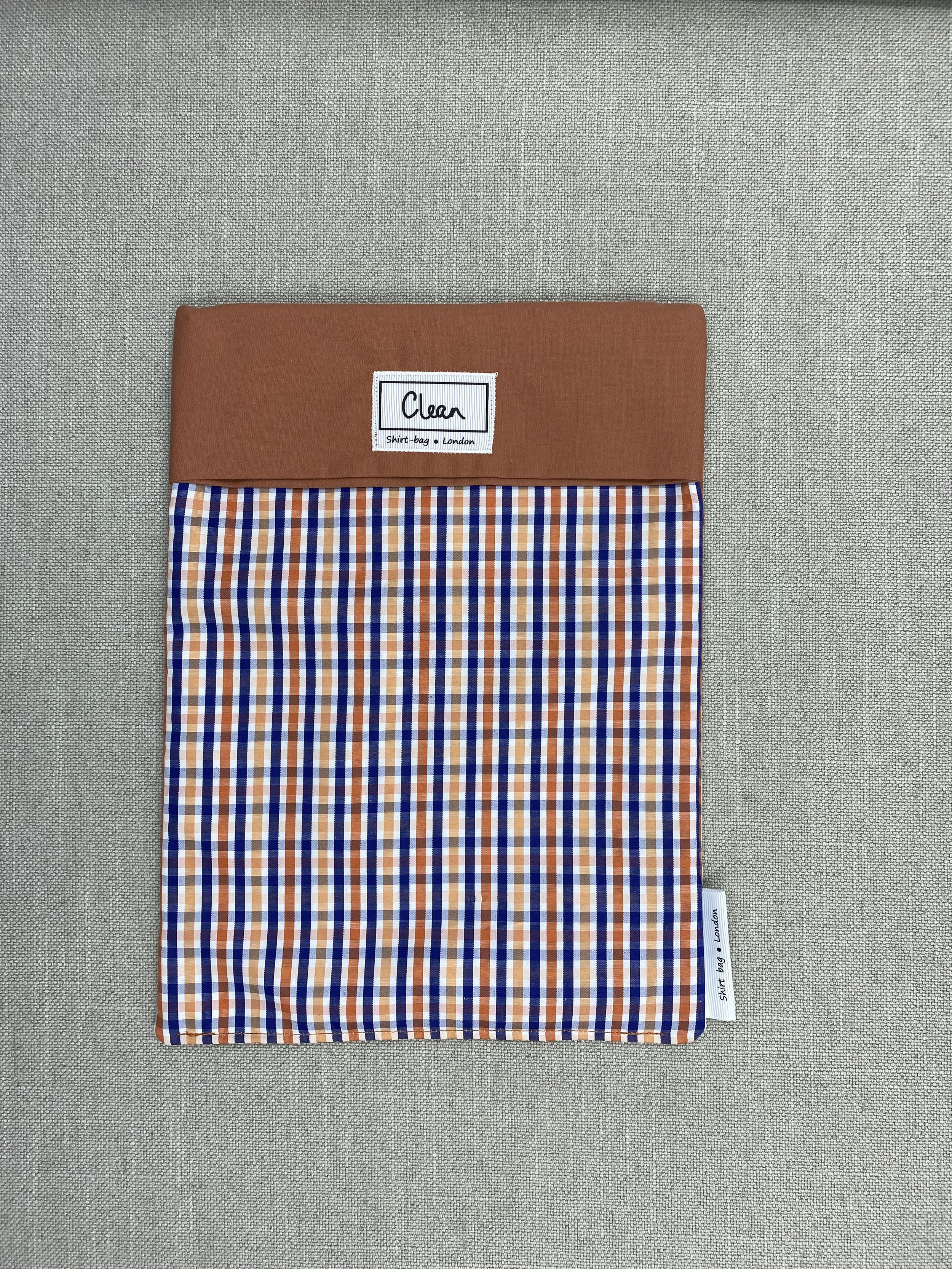 Orange,blue & white check with terracotta top - large.jpeg