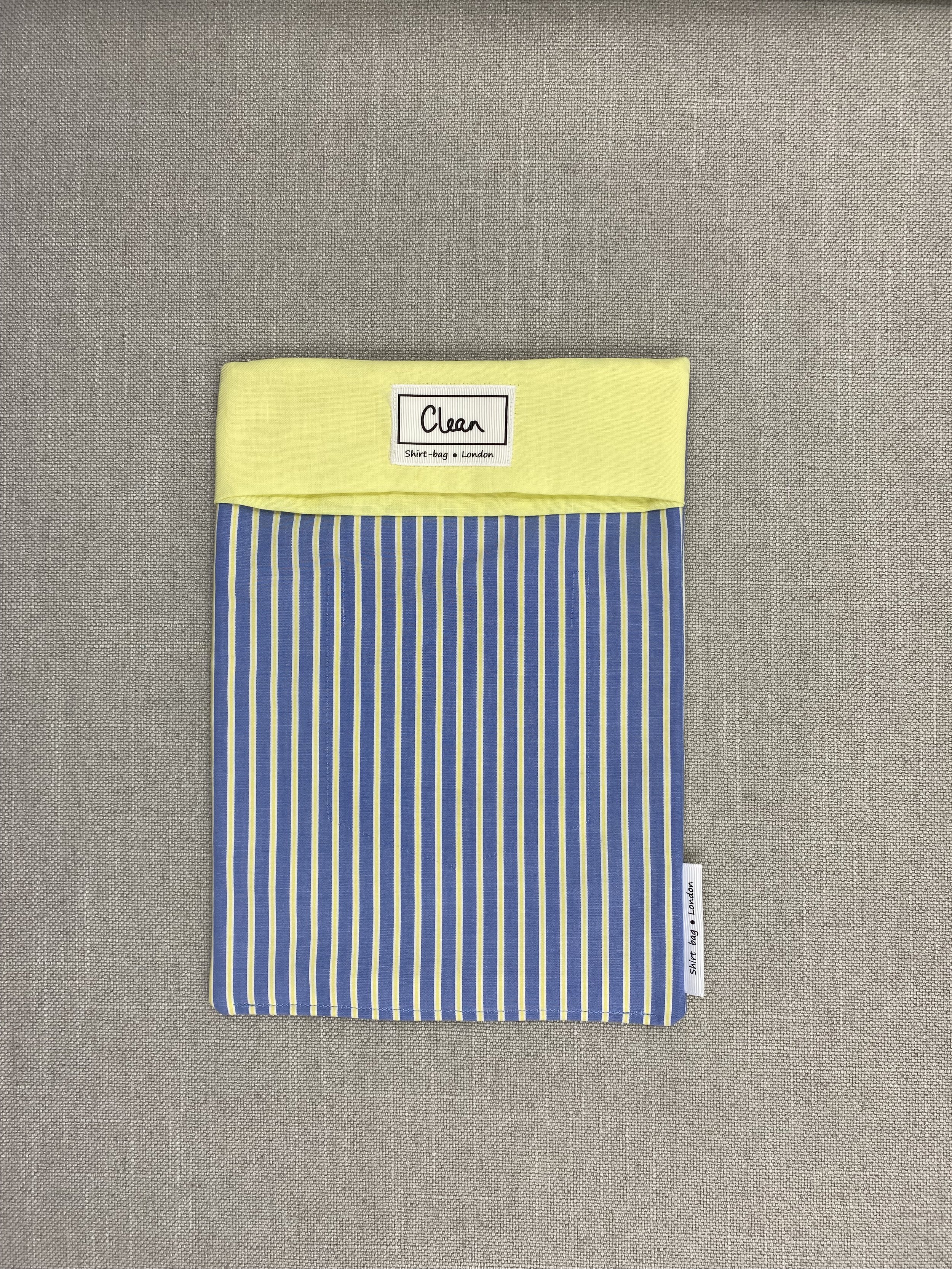 Blue & yellow stripe with yellow top - medium.jpeg
