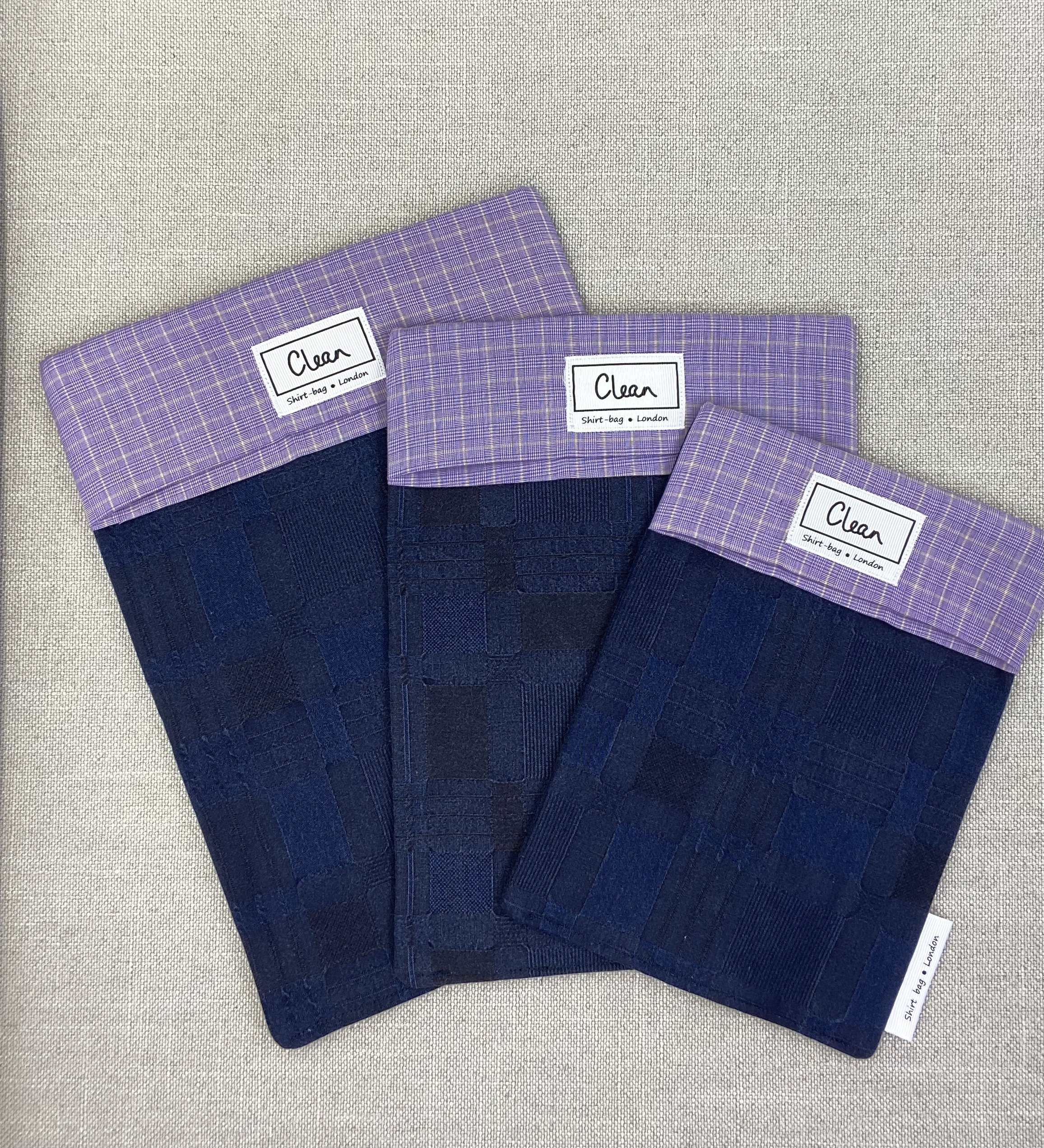 Blue with purple check top.jpeg