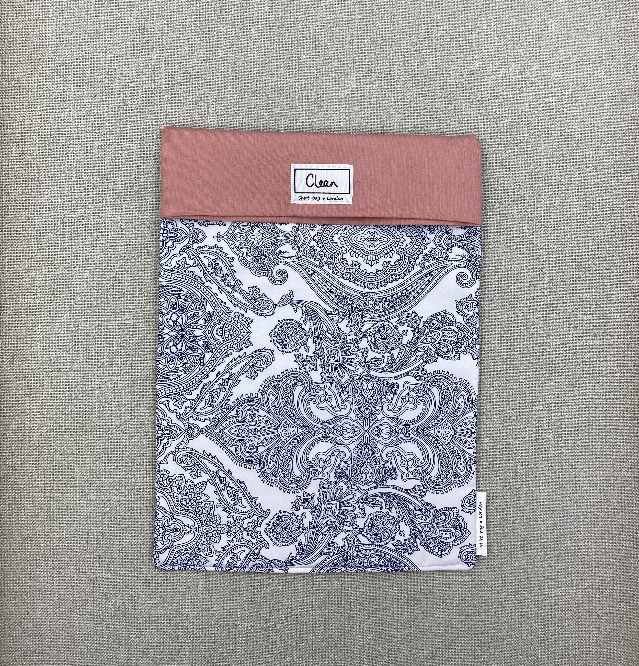 Navy paisley on white with salmon top - X large.jpeg