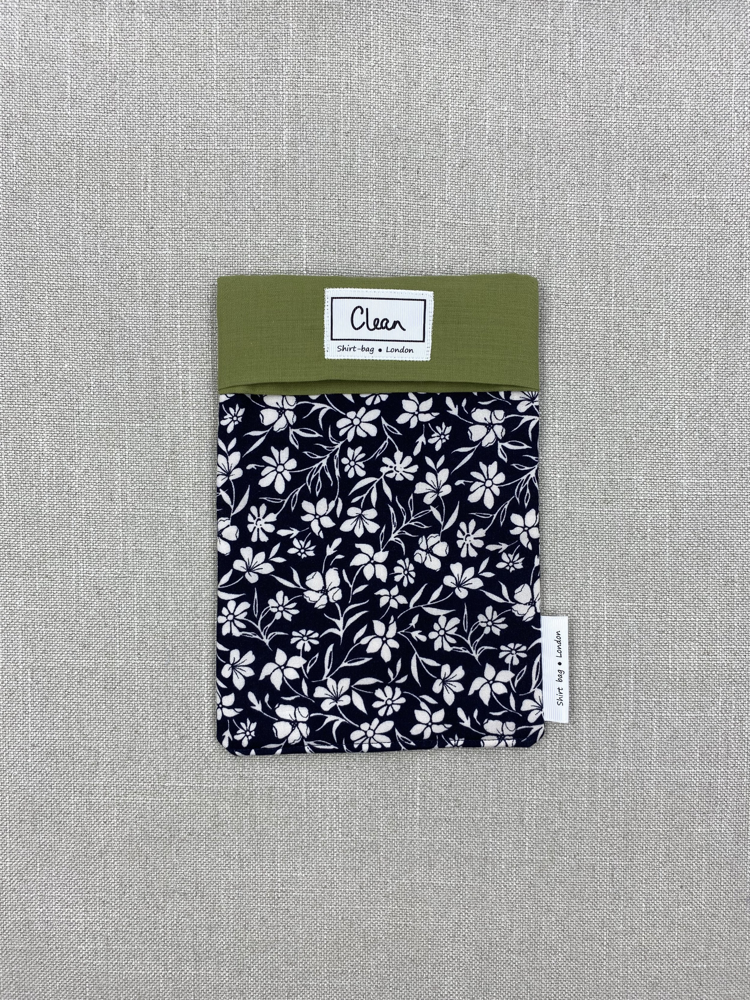 White flowers on navy with olive top - small.jpeg